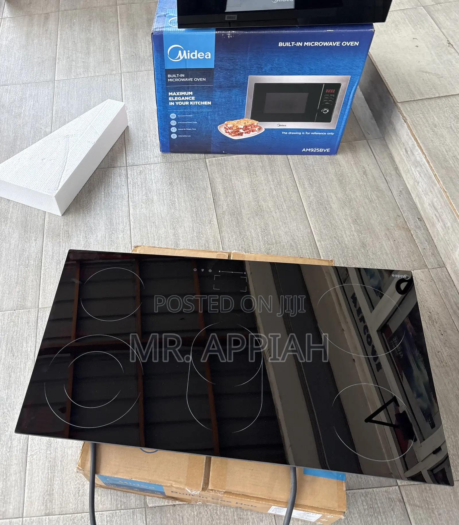 Order Midea Mc-Hv848 Built in 5 Electric Hob(Glass) 