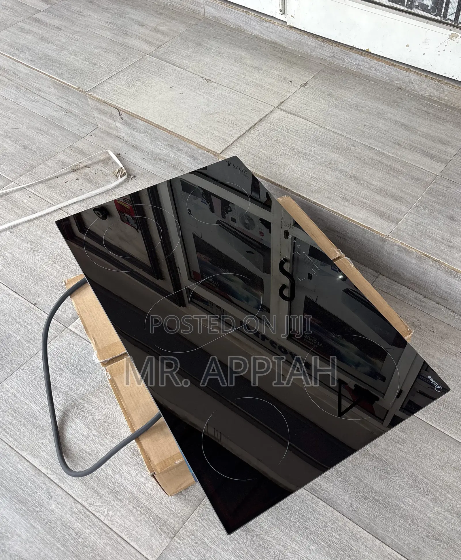 Unique Midea Mc-Hv848 90cm Built in Tempered Glass(5 Electric) 