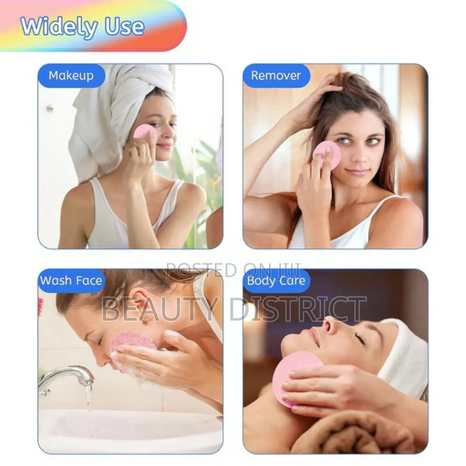 Compressed Facial Sponge (12 Pcs)