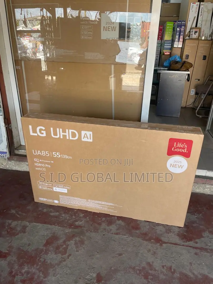Lg 55" Uhd Ai Ua85 Tv With 5-Year Webos Re:New Program
