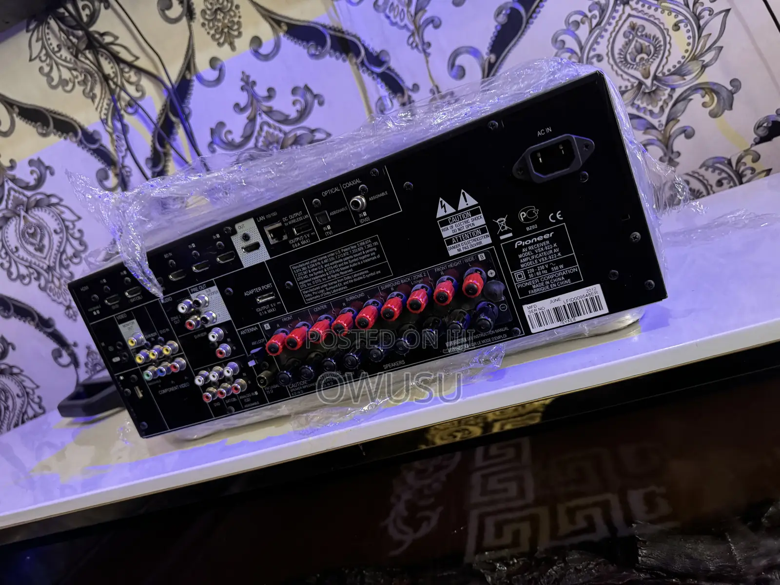 Pioneer VSX 922 7.2 Amplifier 550watts