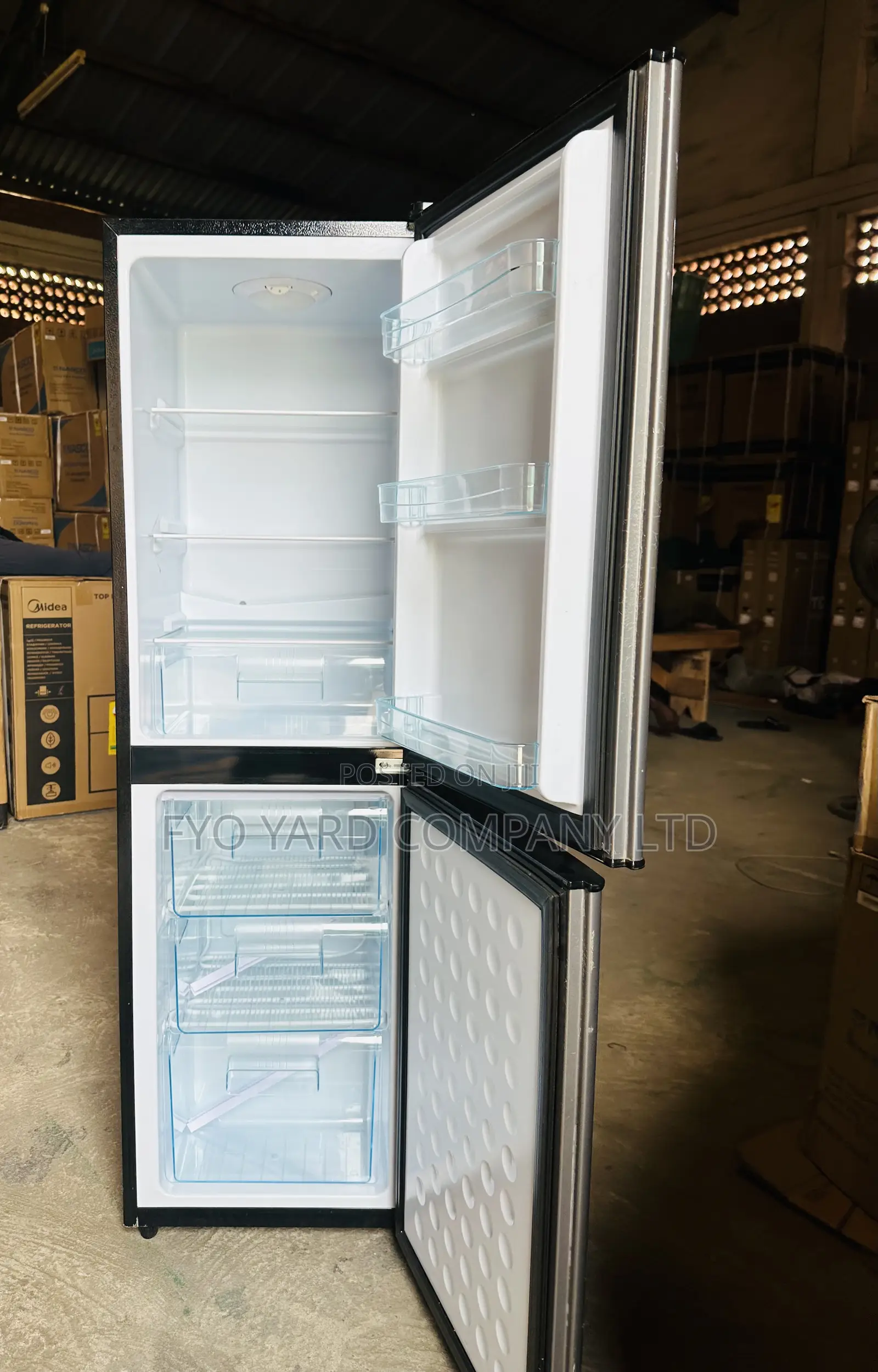Check the New Nasco Double Door 158liters Fridge