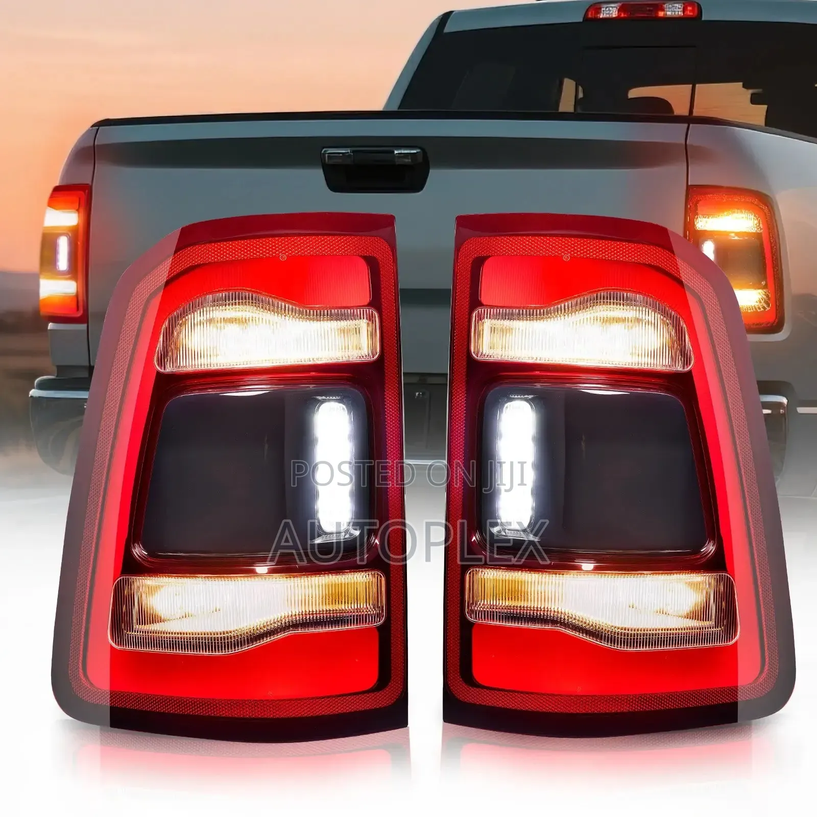 2019-2023 Dodge Ram 1500 Led Taillight Assembly Sensor/No Sensor Pair