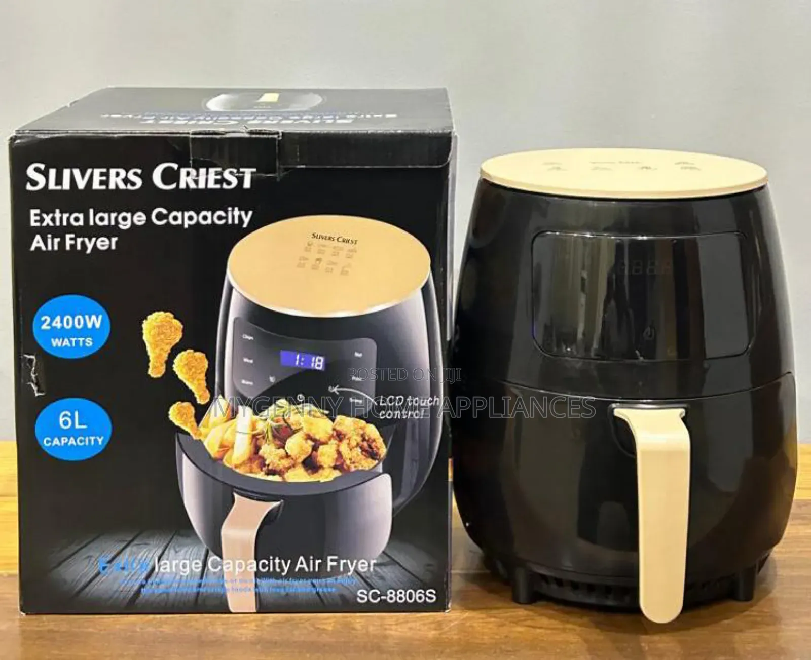 6 Liters Extra Large Capacity Air Fryer