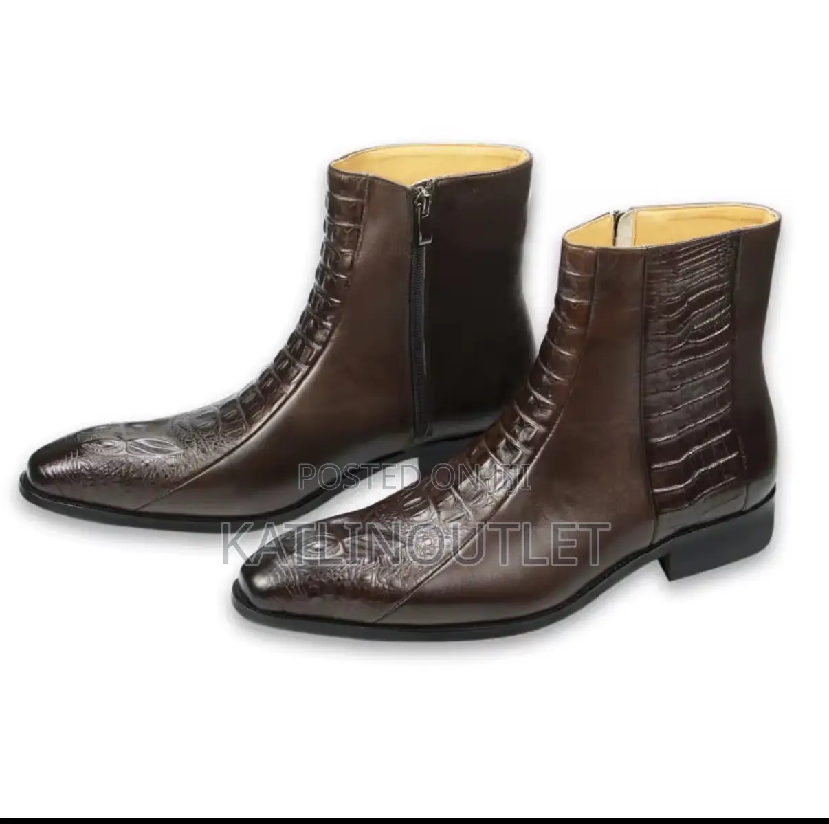 Mens Zipper Shoe