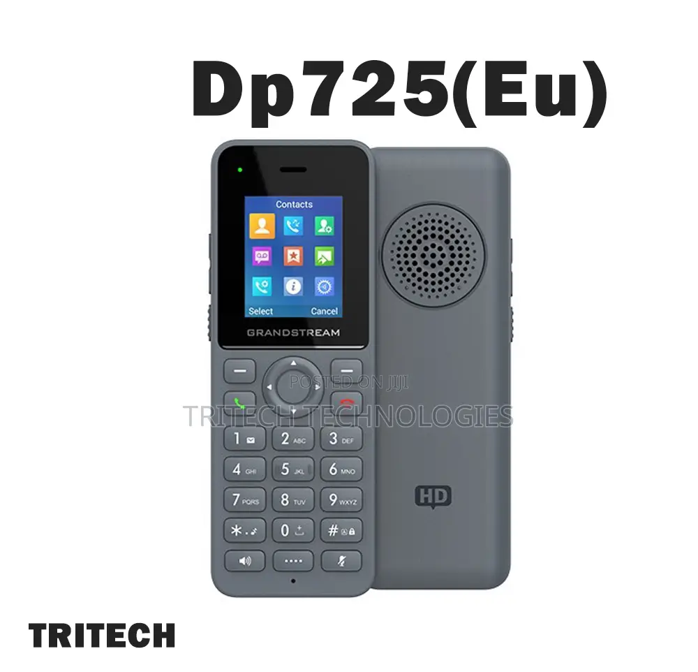 Grandstream Dp725(Eu) Dect Cordless Hd Handset For Mobility