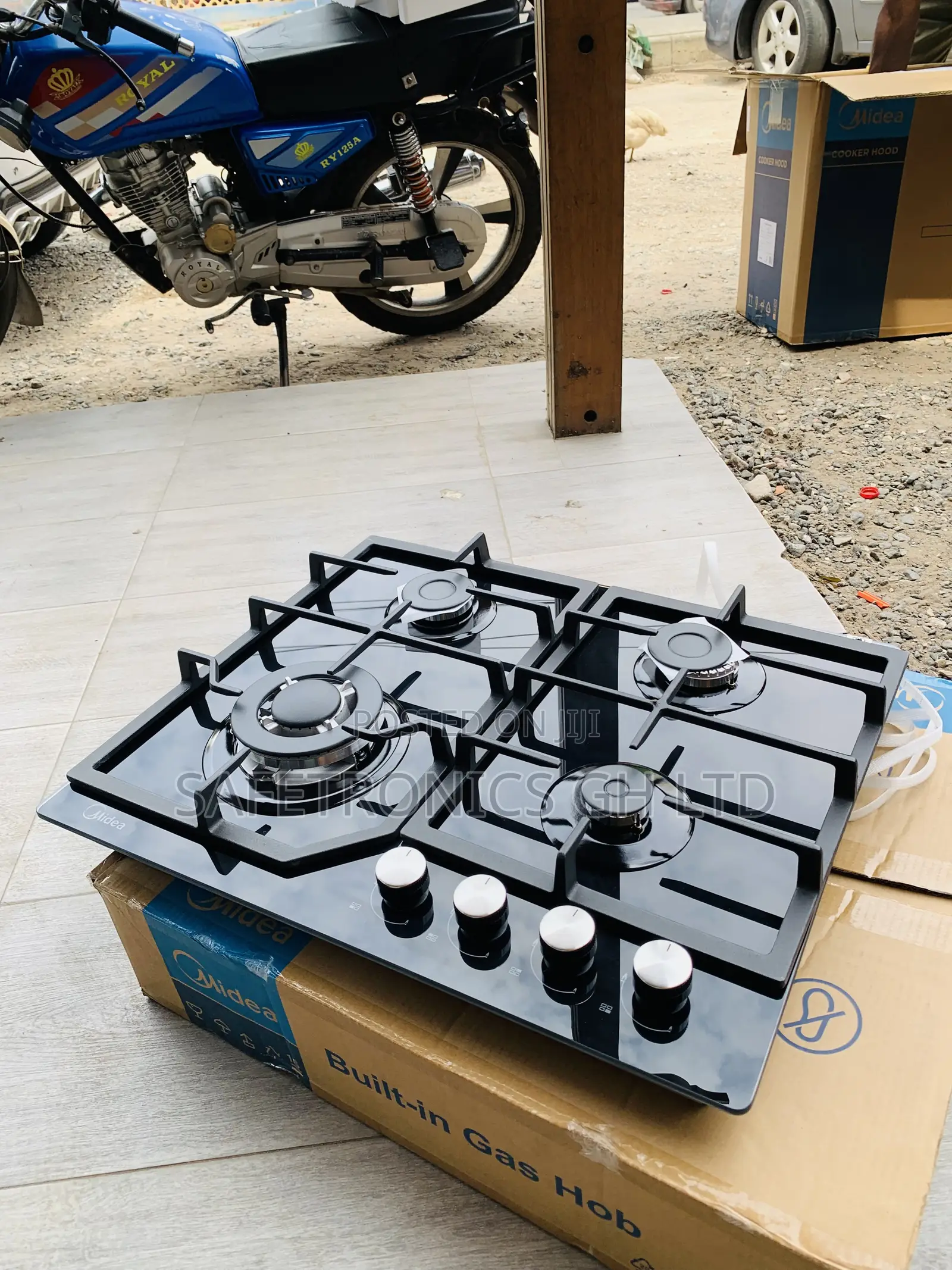 Newly Bulky 4 Hob Burner Midea Mc-6f6004r242 60cm Ceramic