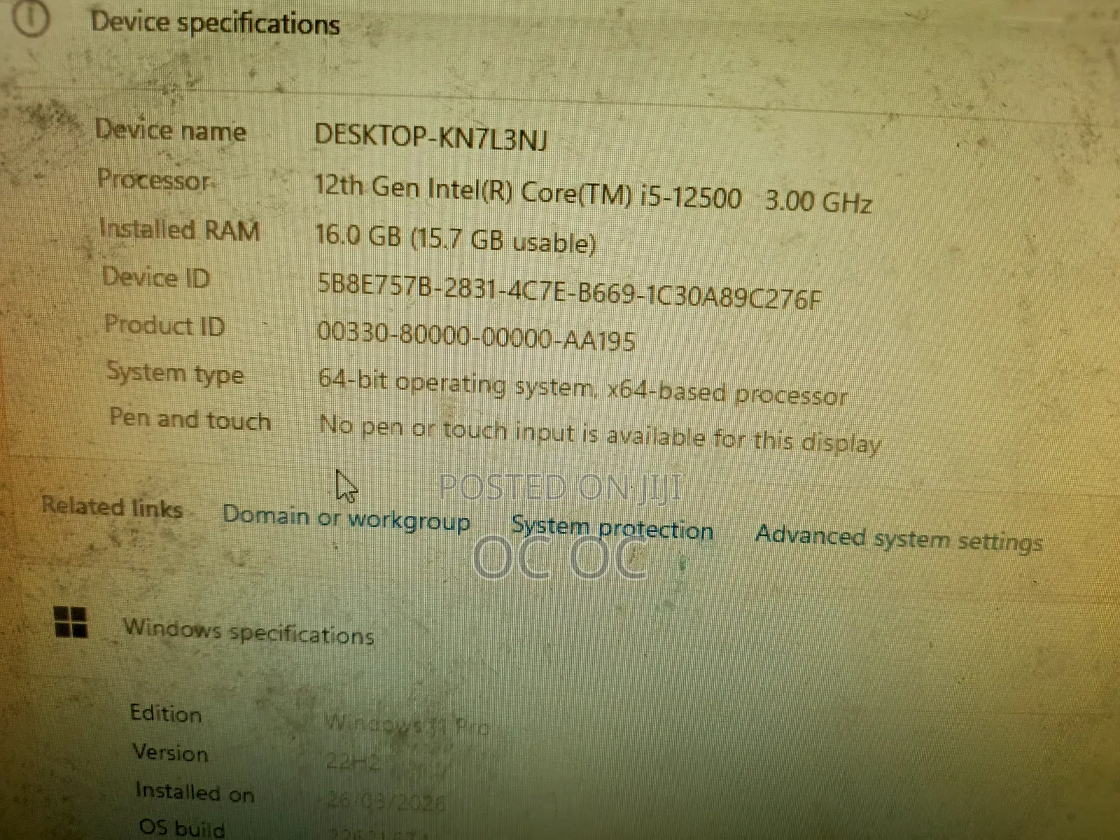 Desktop Computer Dell Optiplex 7000 MT 16GB Intel Core i5 SSD 512GB