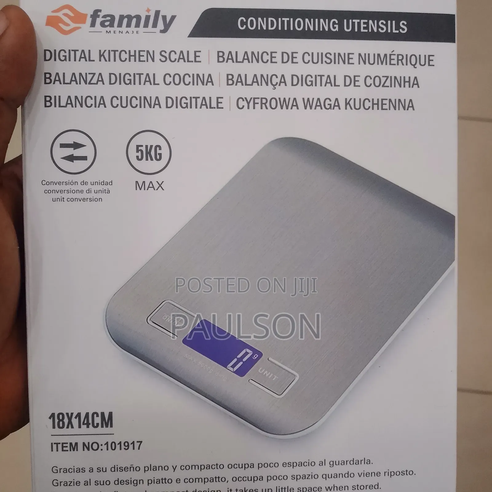 Digital Electronic Kitchen Scale