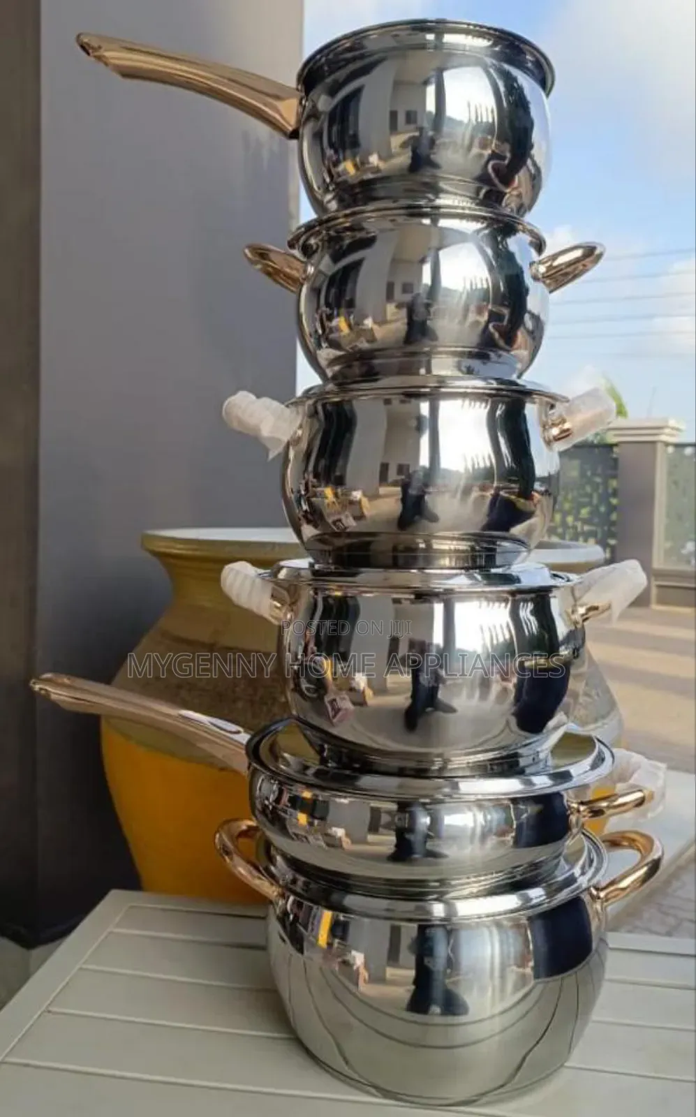12 Pieces Non Stick Stainless Steel Cookware