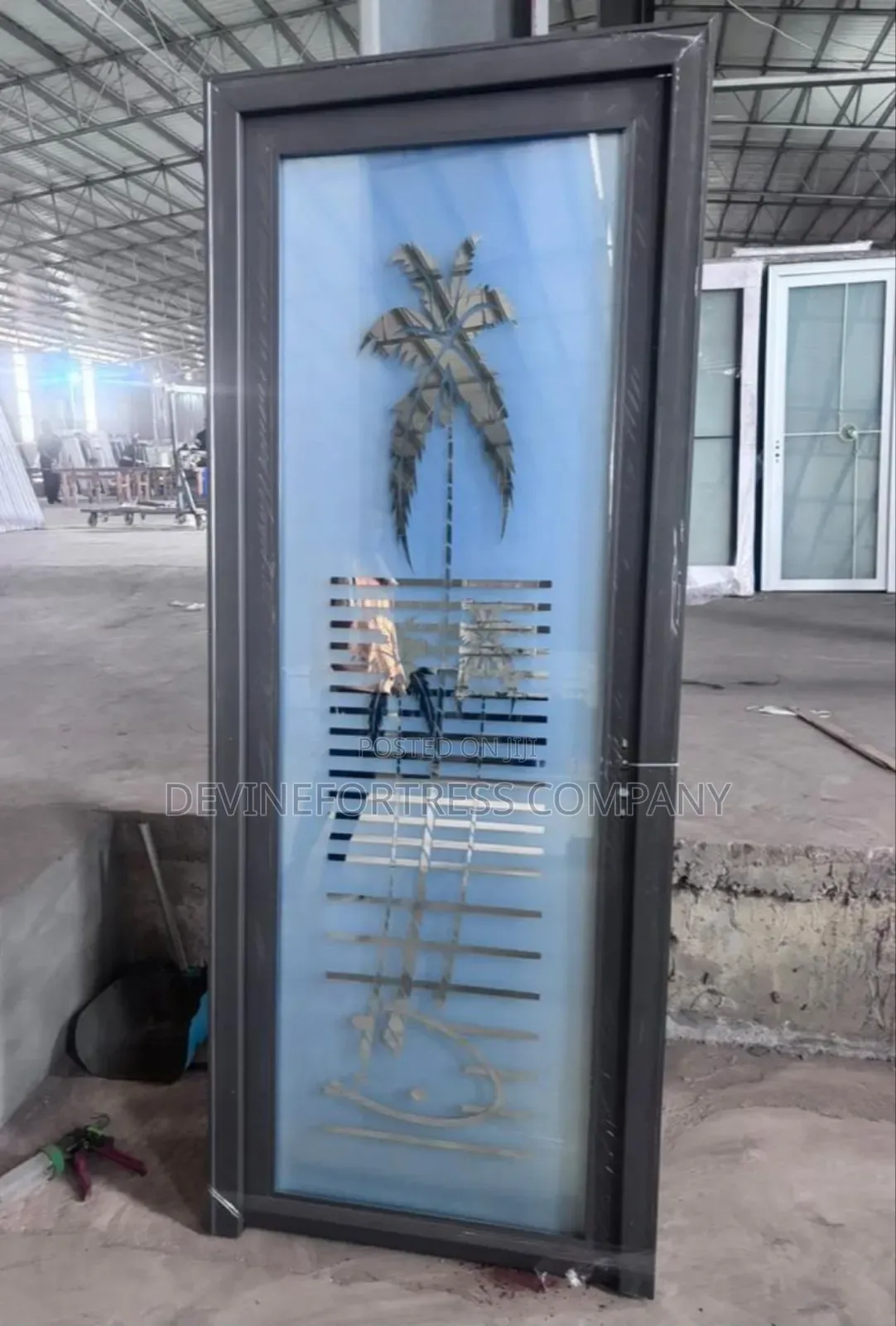 Quality as Coconut Beautiful Glass Door for All Buildings ( Strong))
