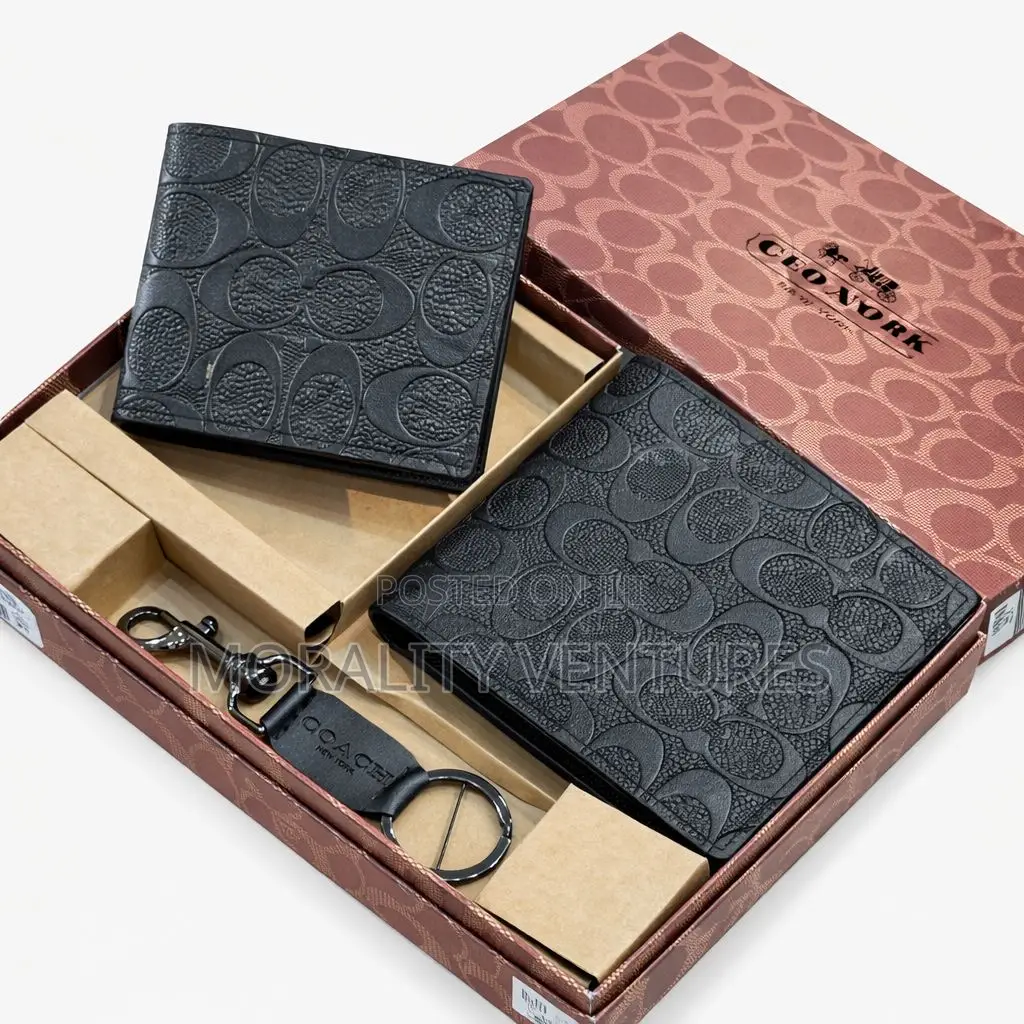 Coach Men's 3-in-1 Wallet Gift Set