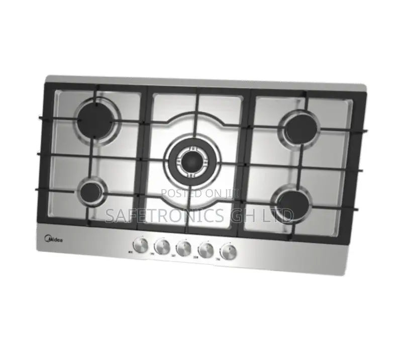 Try Perfect (90g50me005-Sft) Auto Ignition Midea 5 Burner Gas Hob