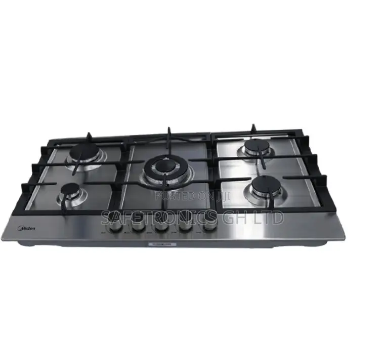 Super Sleek Midea Auto Ignition (90g50me005-Sft) 5 Burner Gas Hob
