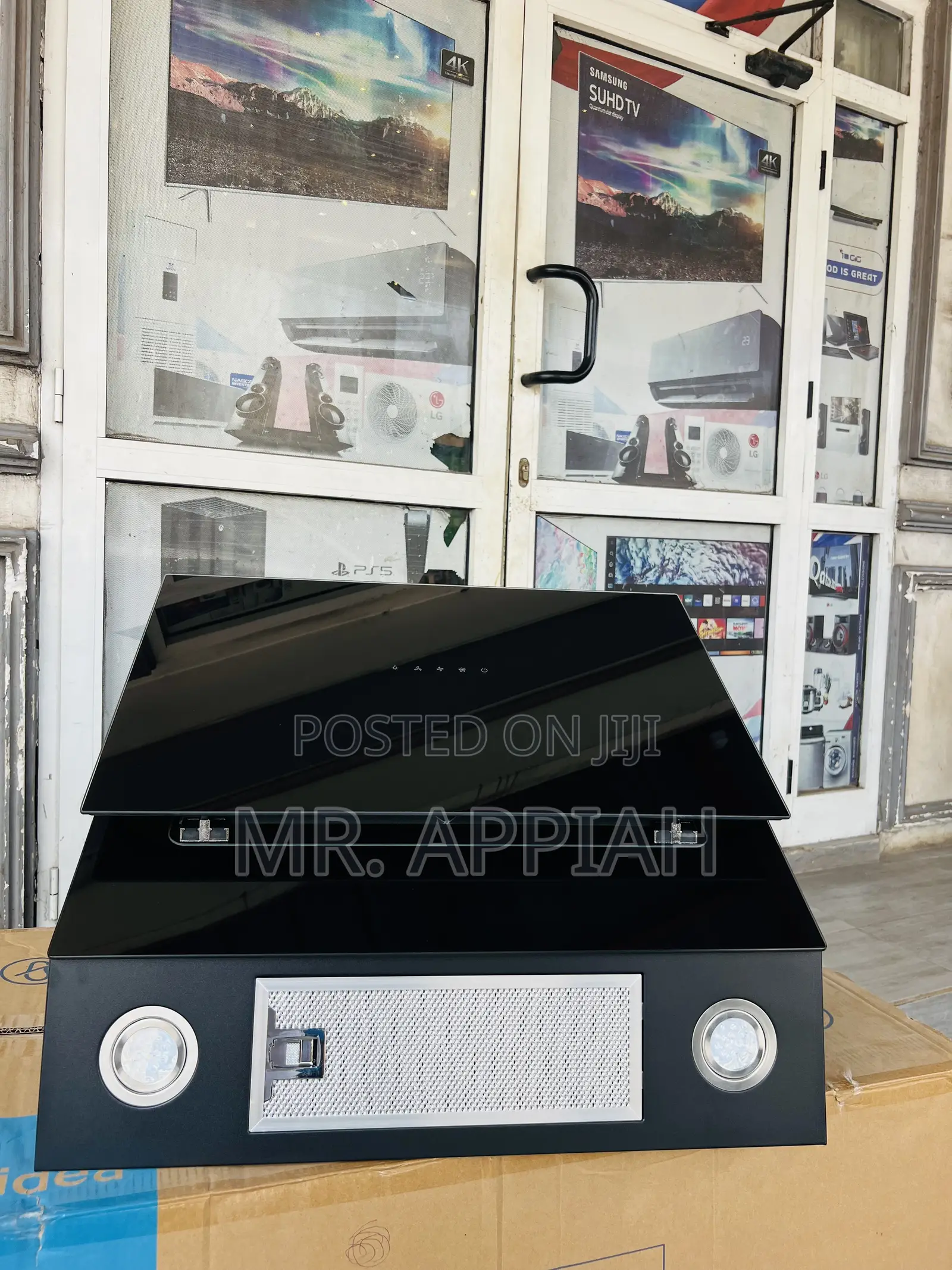 Classic Design Midea 60j72-B Built in Tempered Glass Heat Extractor