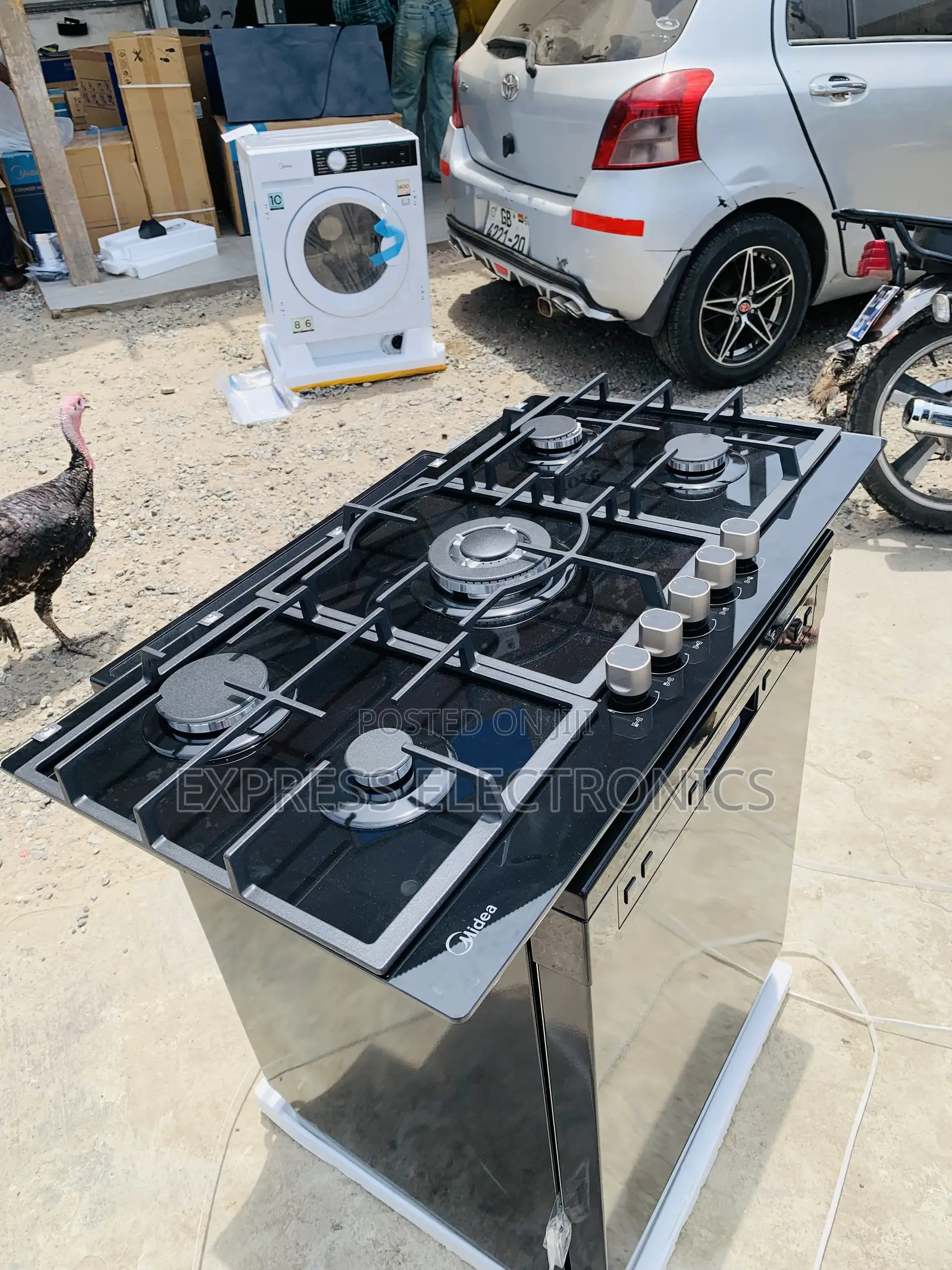 Text Us for Your Built in Midea Gas Cooker 90cm 90g50me