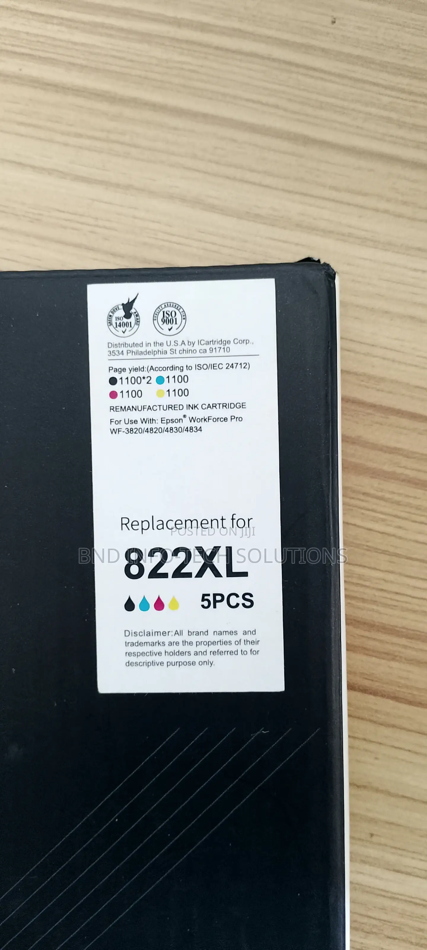 822xl Remanufactured Ink Cartridges for Epson Workforce Pro Printers