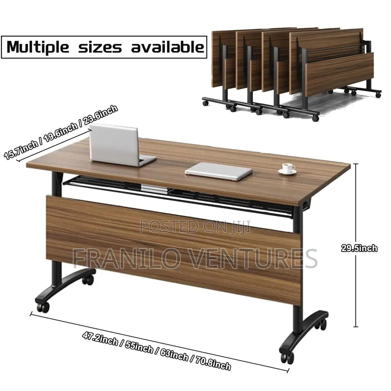 Foldable Conference/ Meeting Desk (1.2m/1.4m/1.6m)