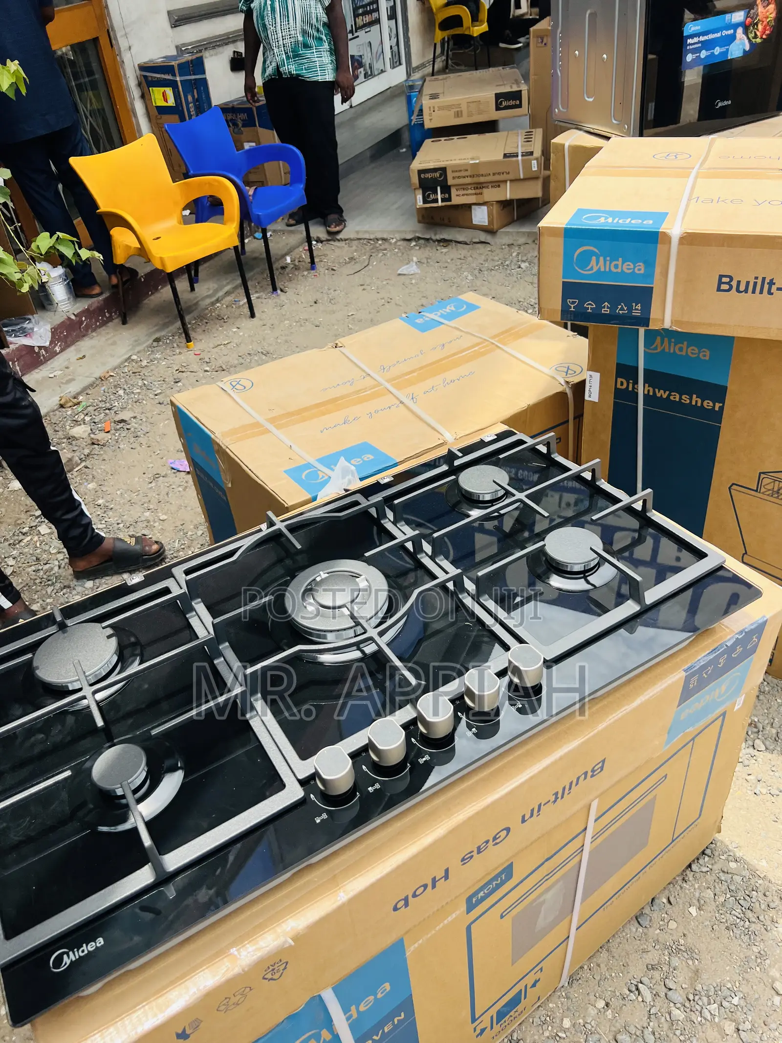 Brand New Midea 90cm Built in 5 Gas Hob(90gq095) 