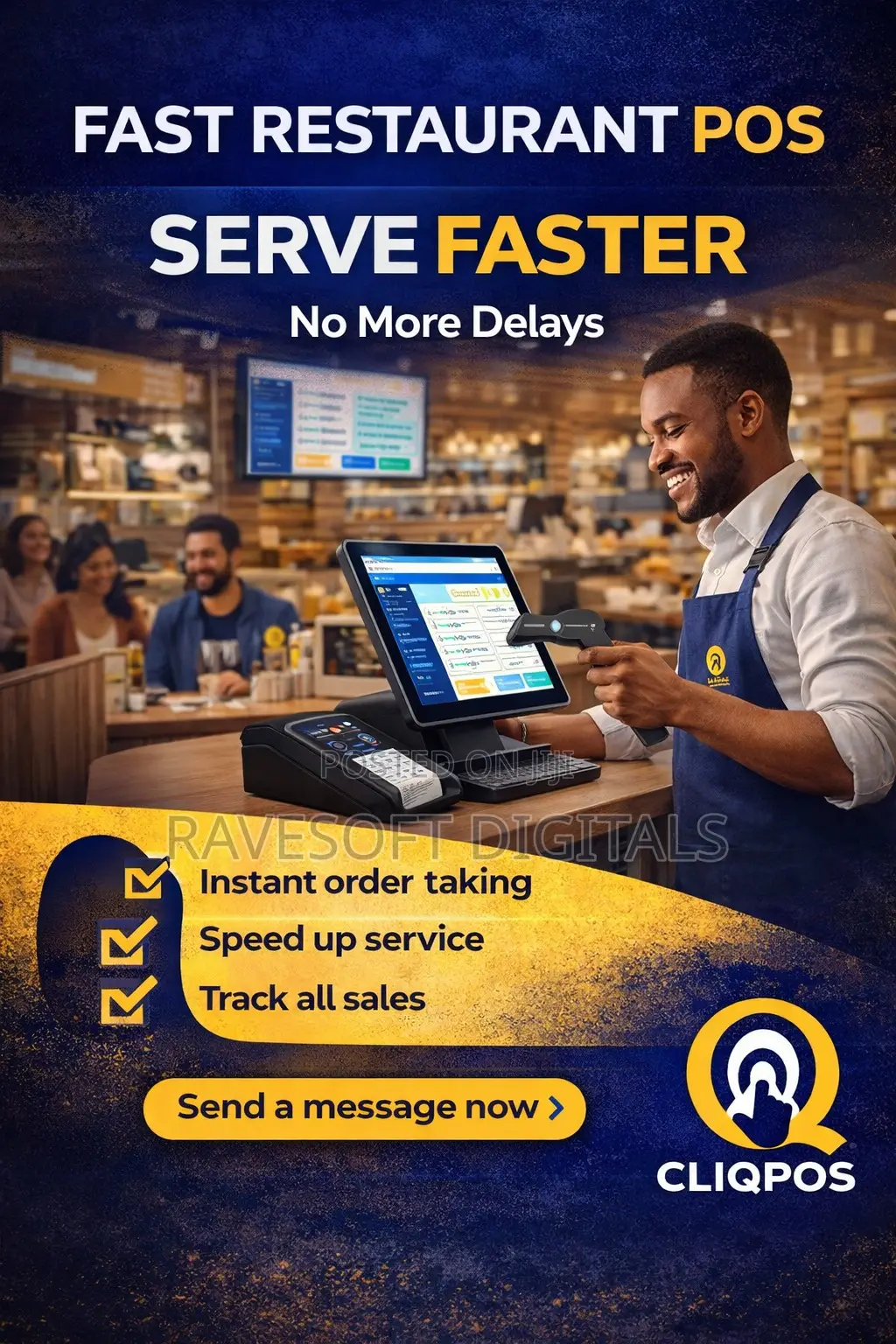 Fast Restaurant Pos – No More Delays