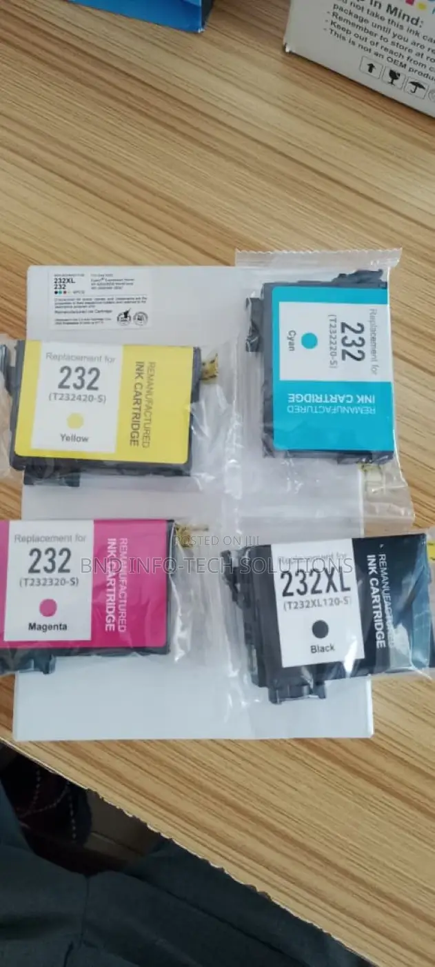 232/232xl Remanufactured Ink for Epson Printers