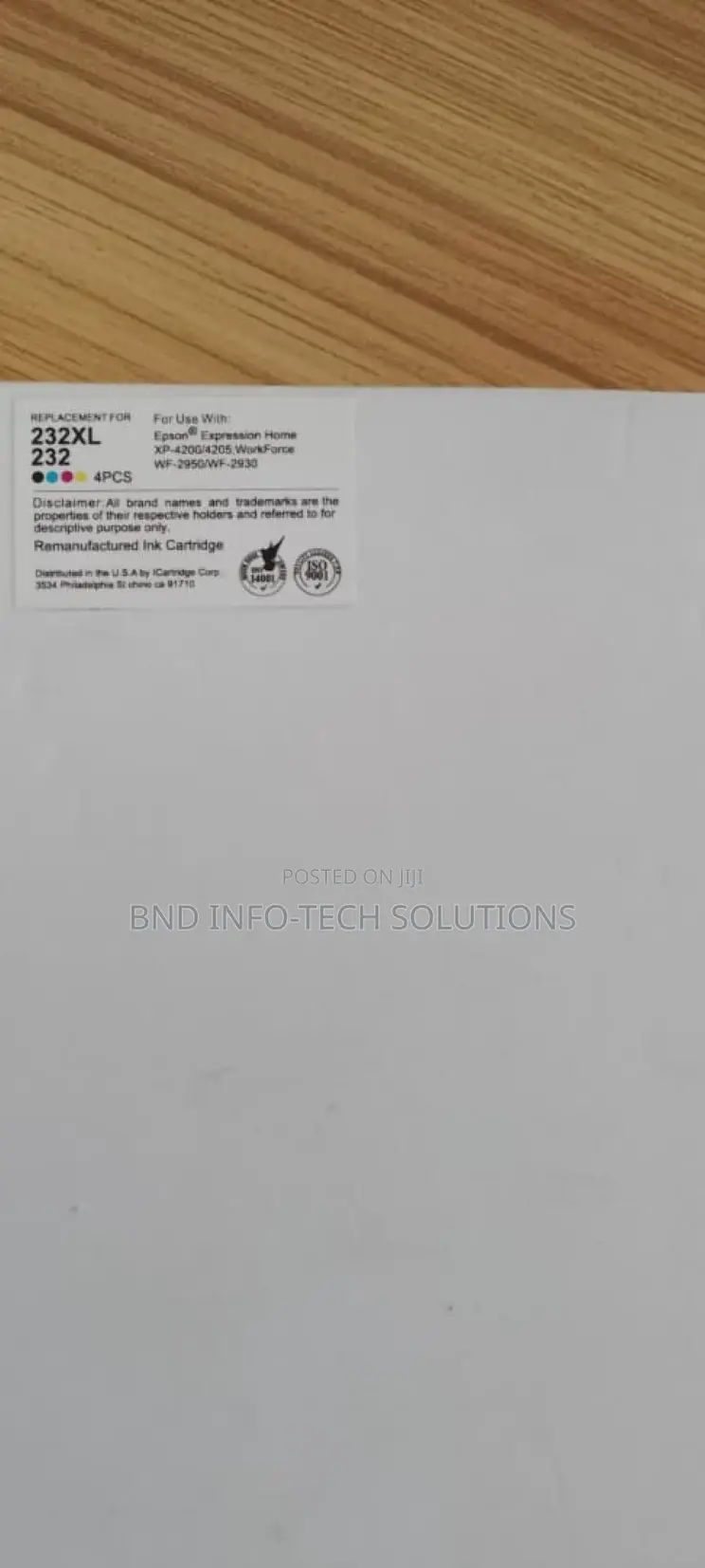 232/232xl Remanufactured Ink for Epson Printers