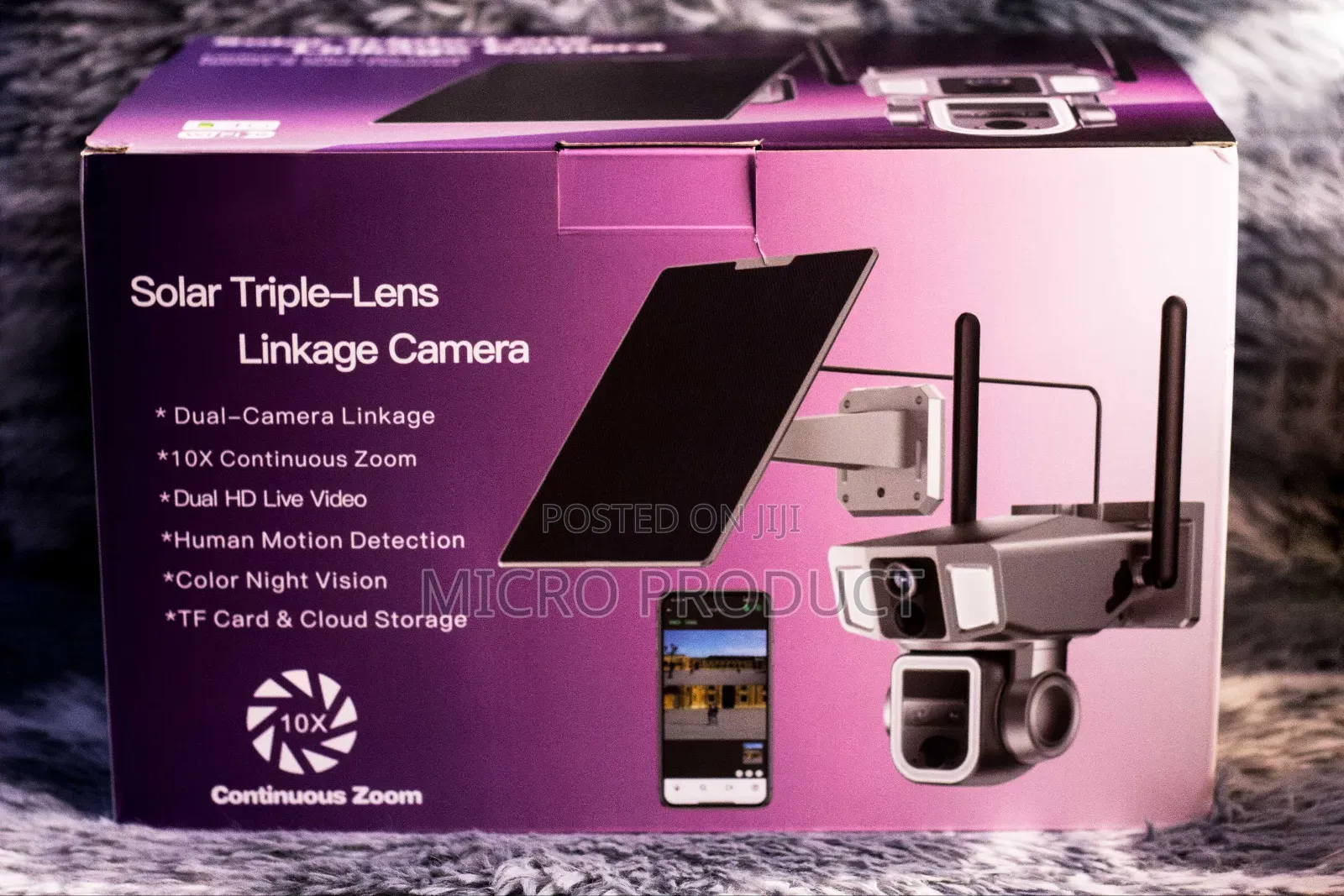 Optical Solar Powered Multi Lens Camera