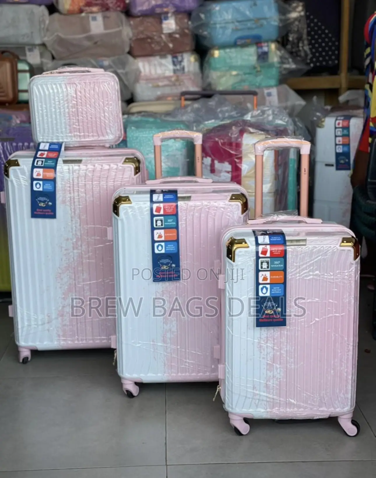 Top Quality Ak 4set Fiber Anticrack Traveling Bag.