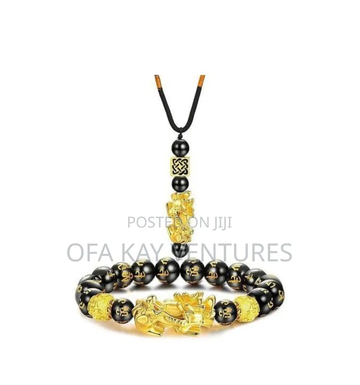 Feng Shui Wealth Bracket With Necklace
