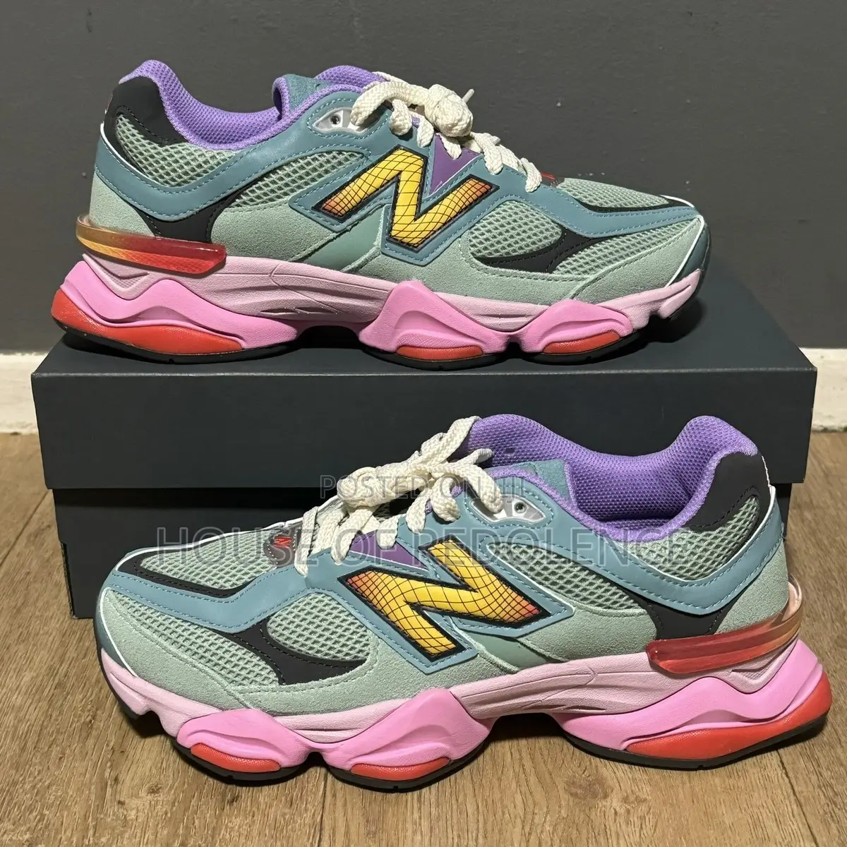 New Balance 9060 Warped Multi-Color Sneakers