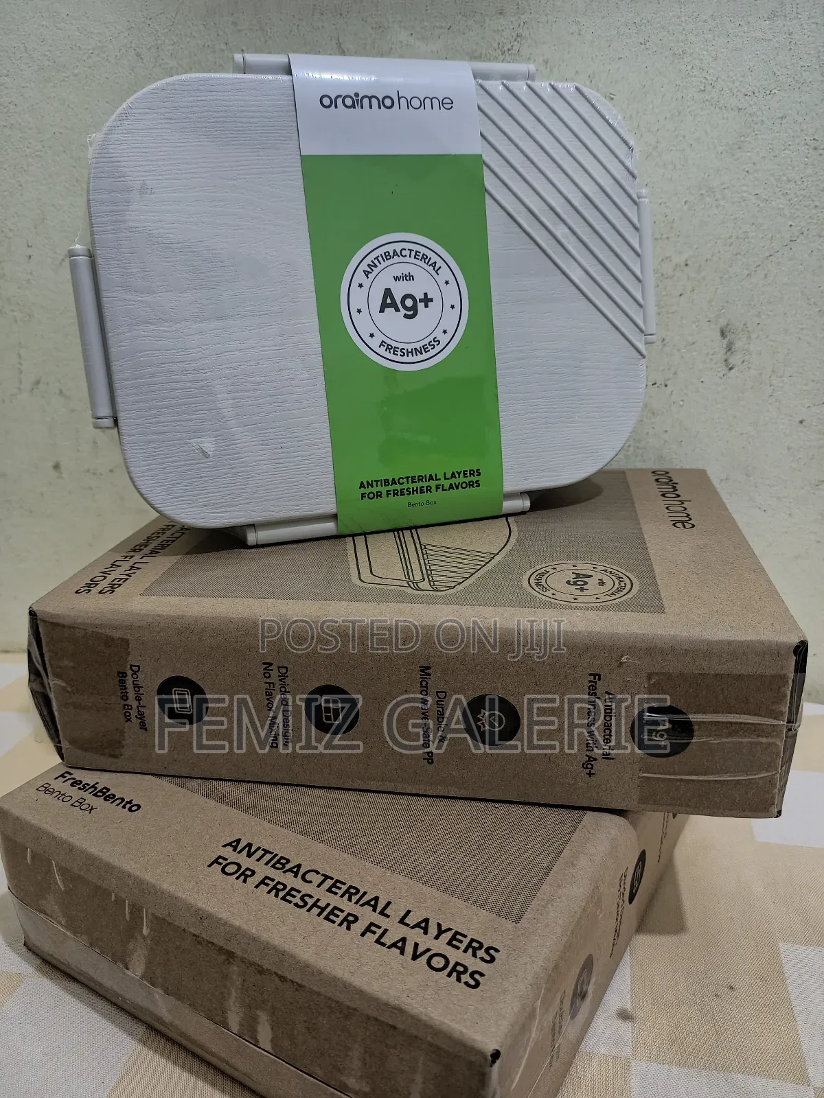 Oraimo Freshbento Antibacterial Pp Double Layer Lunchbox