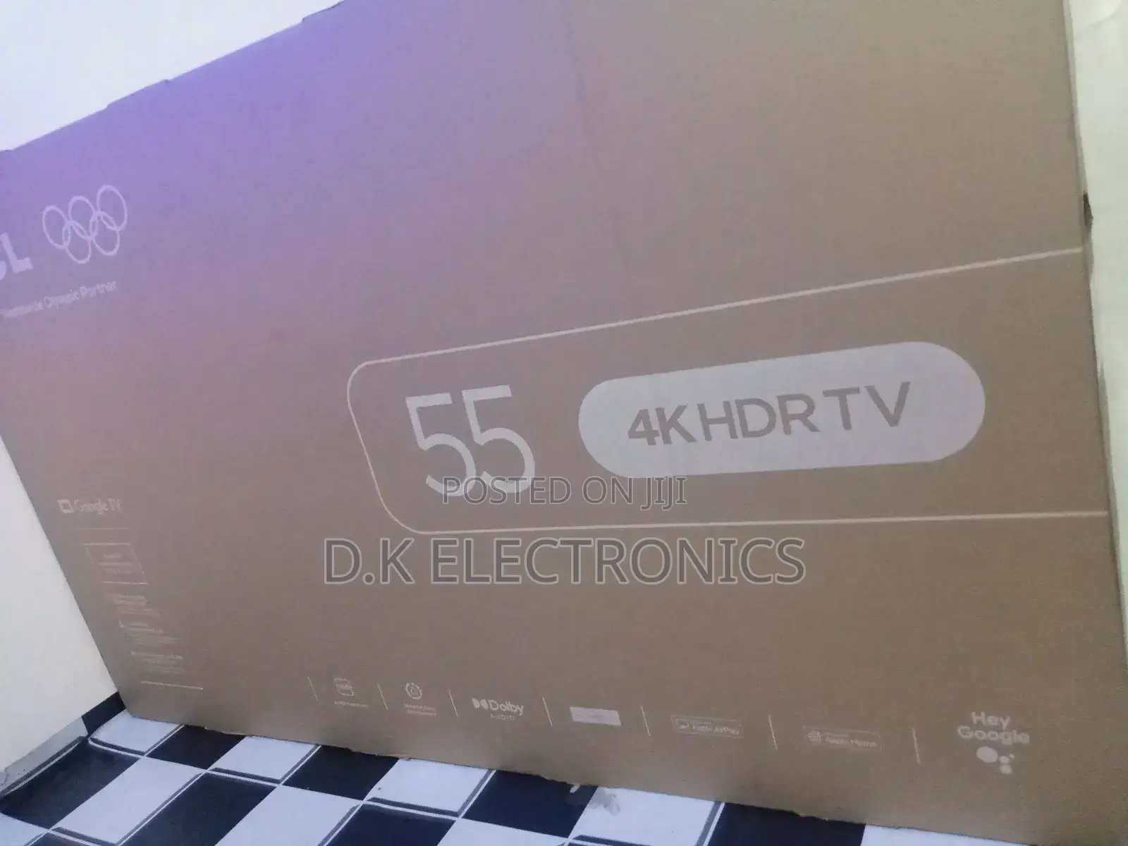 2026 TCL 55 Inches HDR Google Slim Frameless Tv