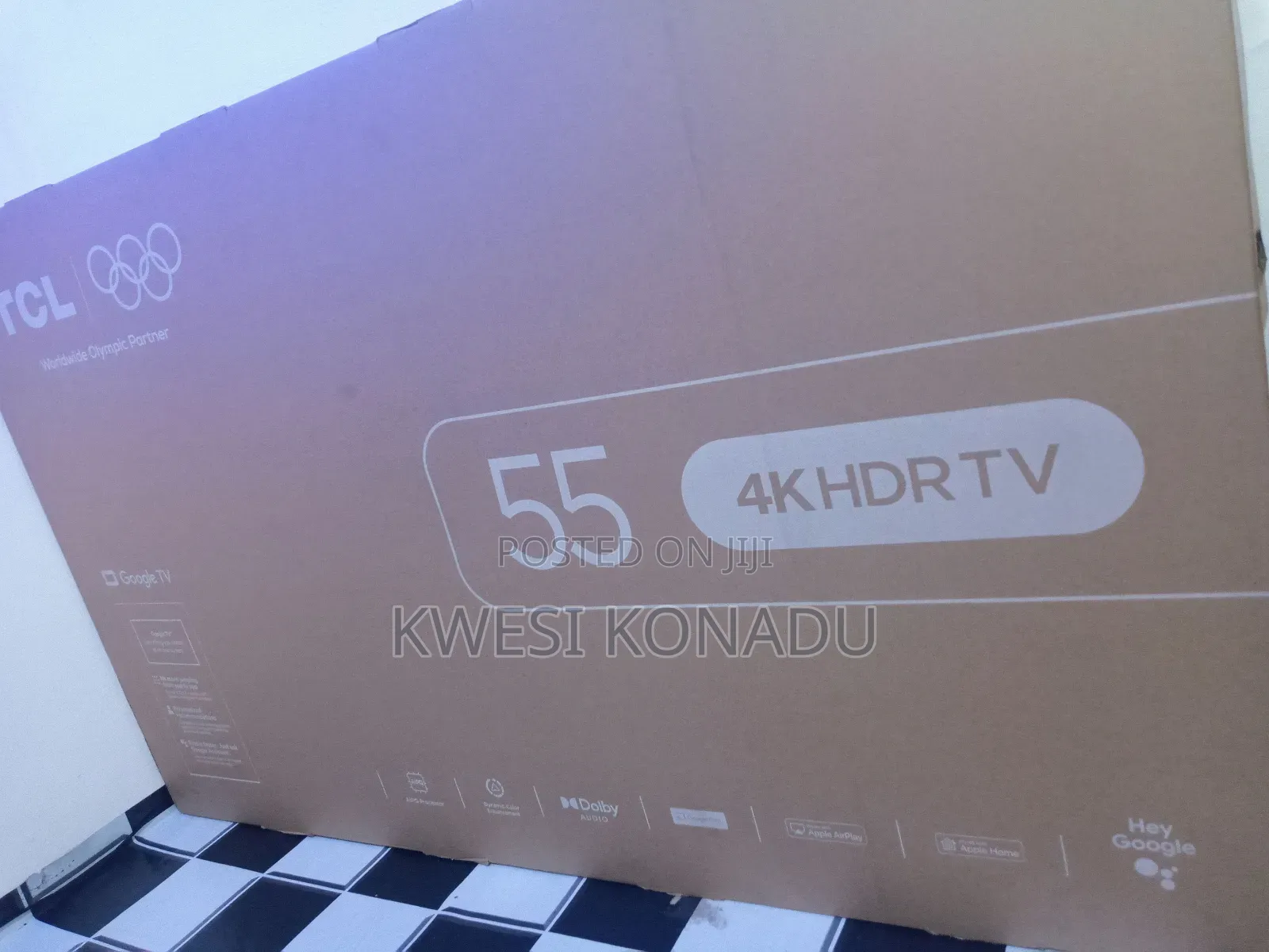 2026 TCL 55 Inches HDR Google Slim Frameless Tv