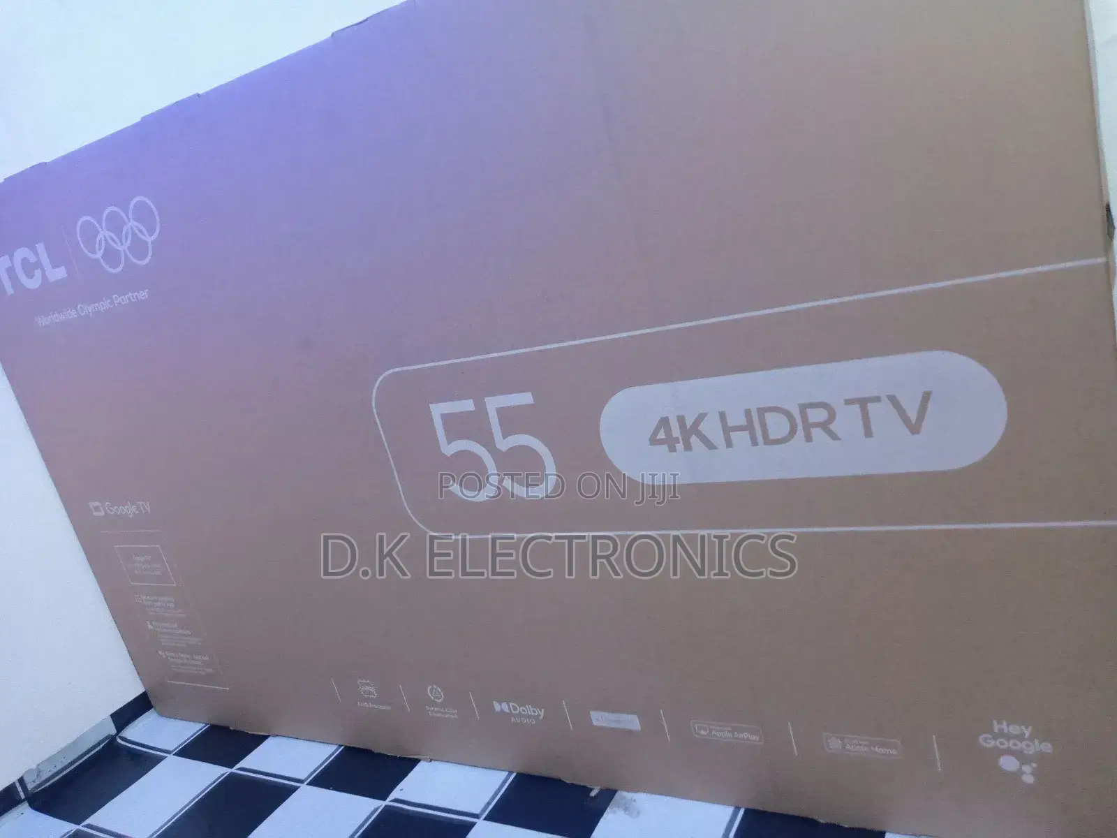 2026 TCL 55 Inches HDR Google Slim Frameless Tv