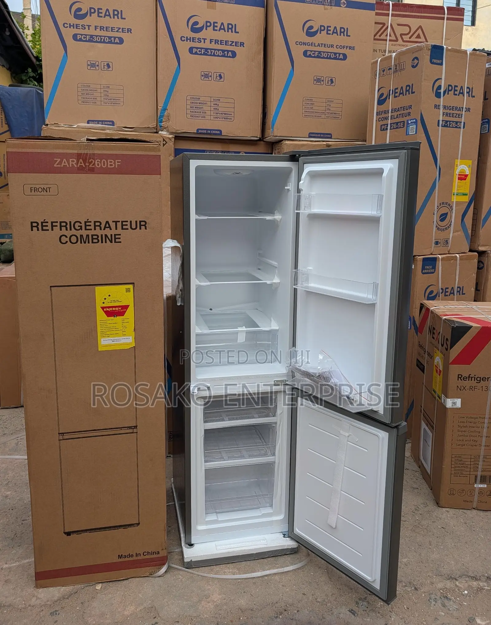 Zara 170l Double Door Refrigerator