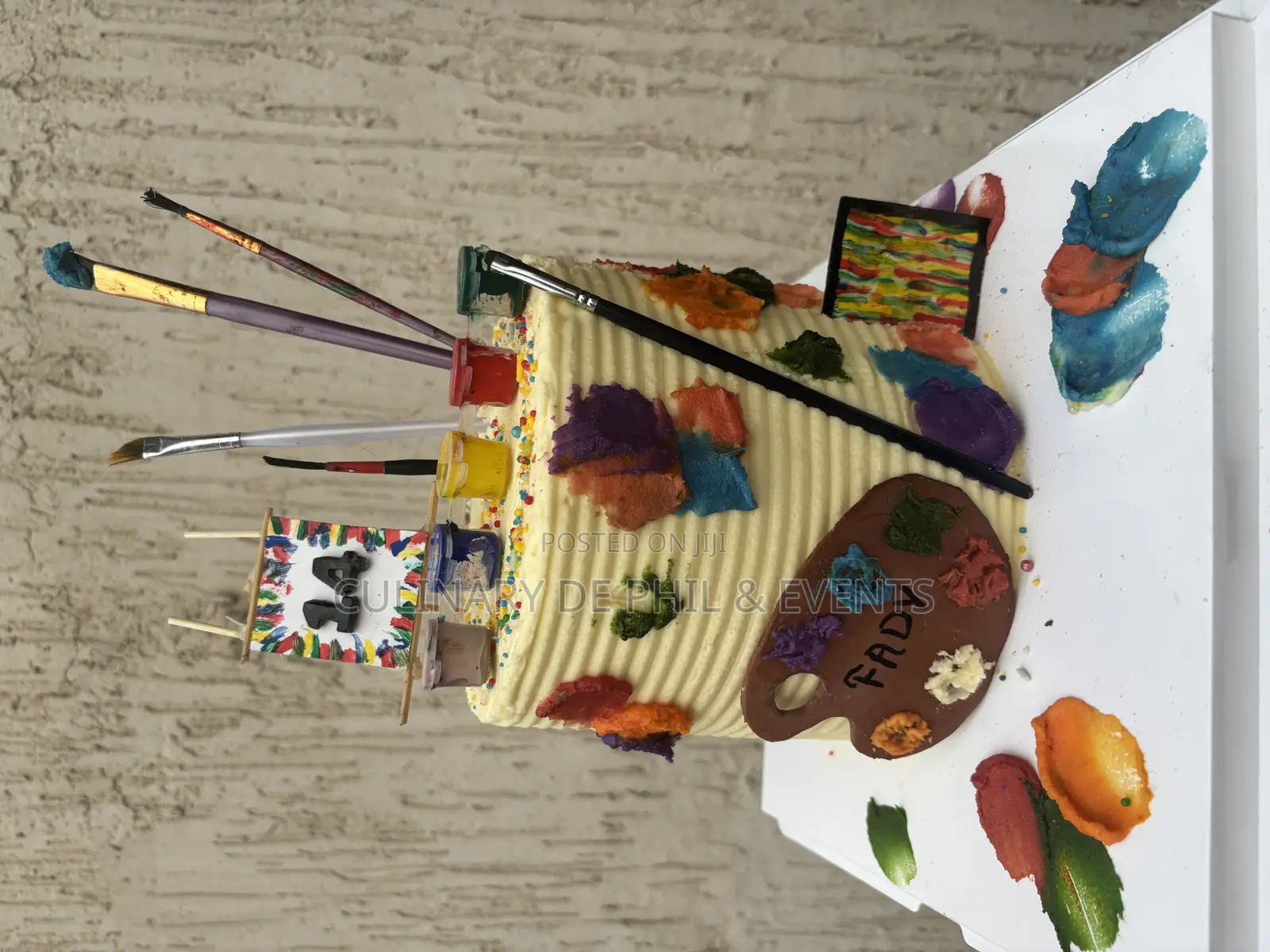 Artist Theme Cake