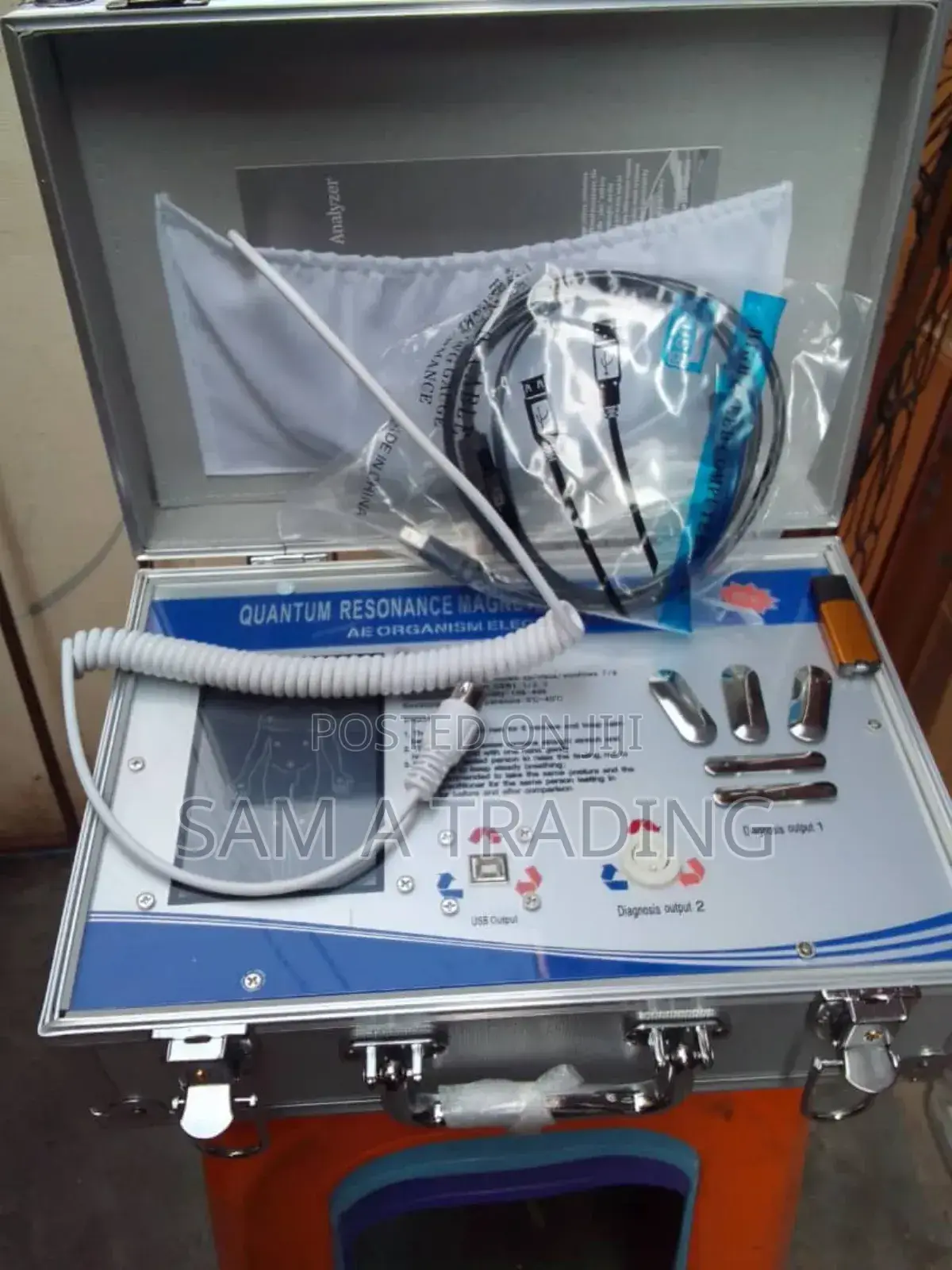 Quantum Resonance Magnetic Analyzer