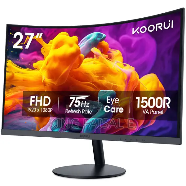 Koorui 27" Curved FHD Ips Monitor (75 Hz, 1080p)