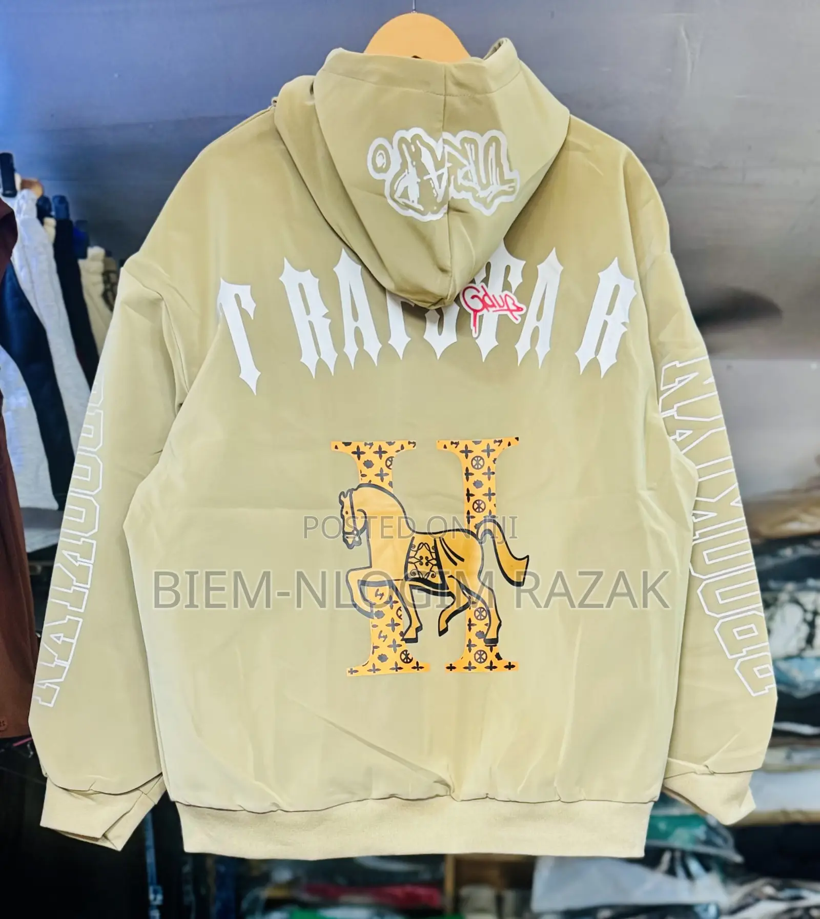 High Quality Trapstar Leather Hoodies Available in Stock