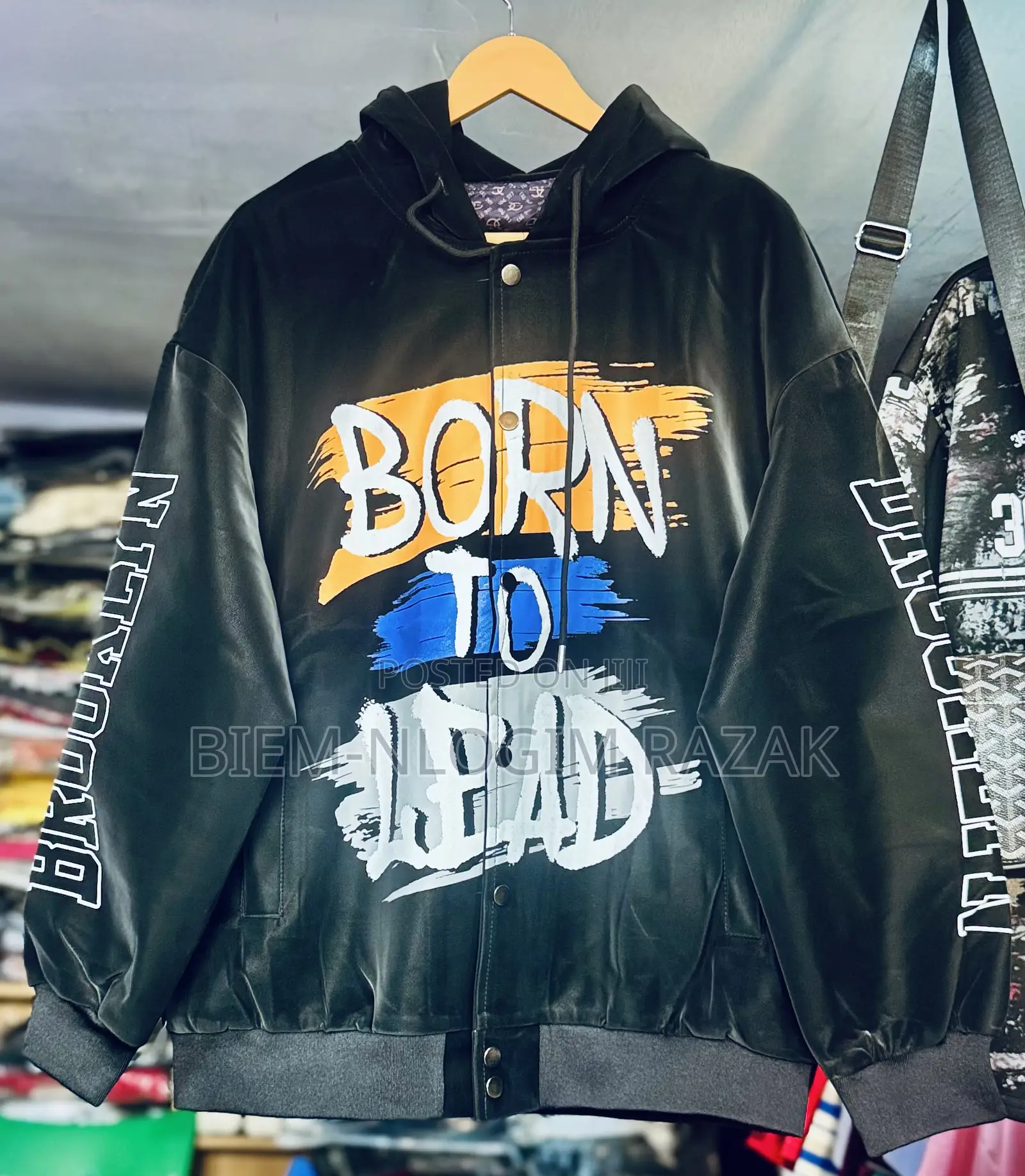 High Quality Trapstar Leather Hoodies Available in Stock