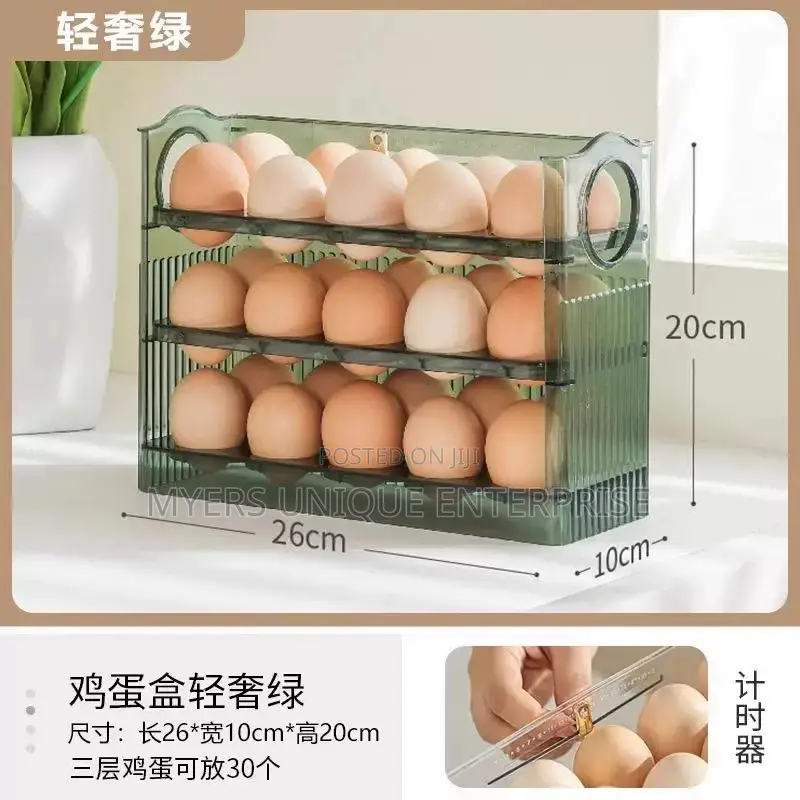 Easy to Clean Storage for Keeping Eggs (30-Pc)