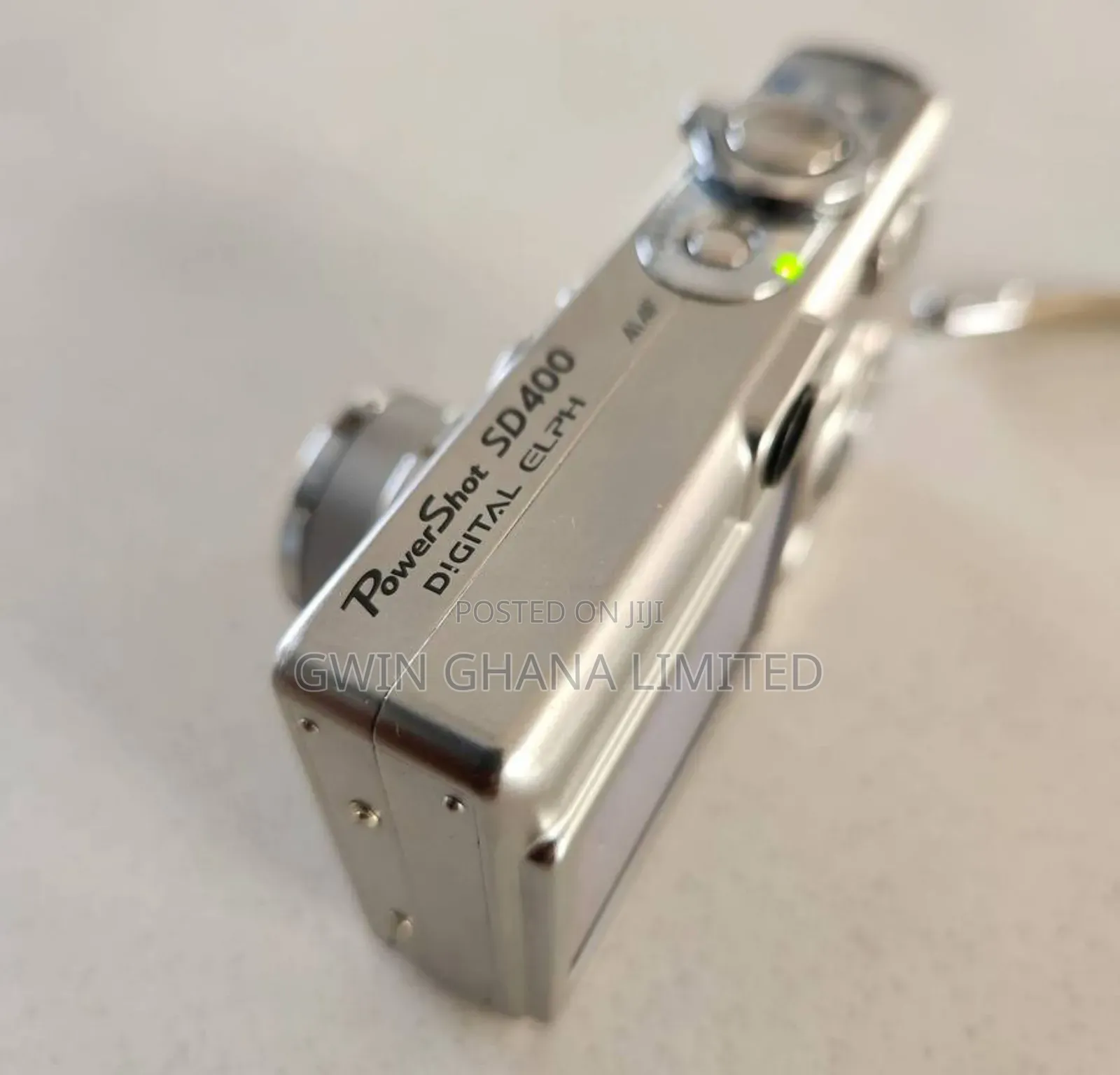 Canon Powershot Sd400 Elph . Battery, Sd Card, Charger