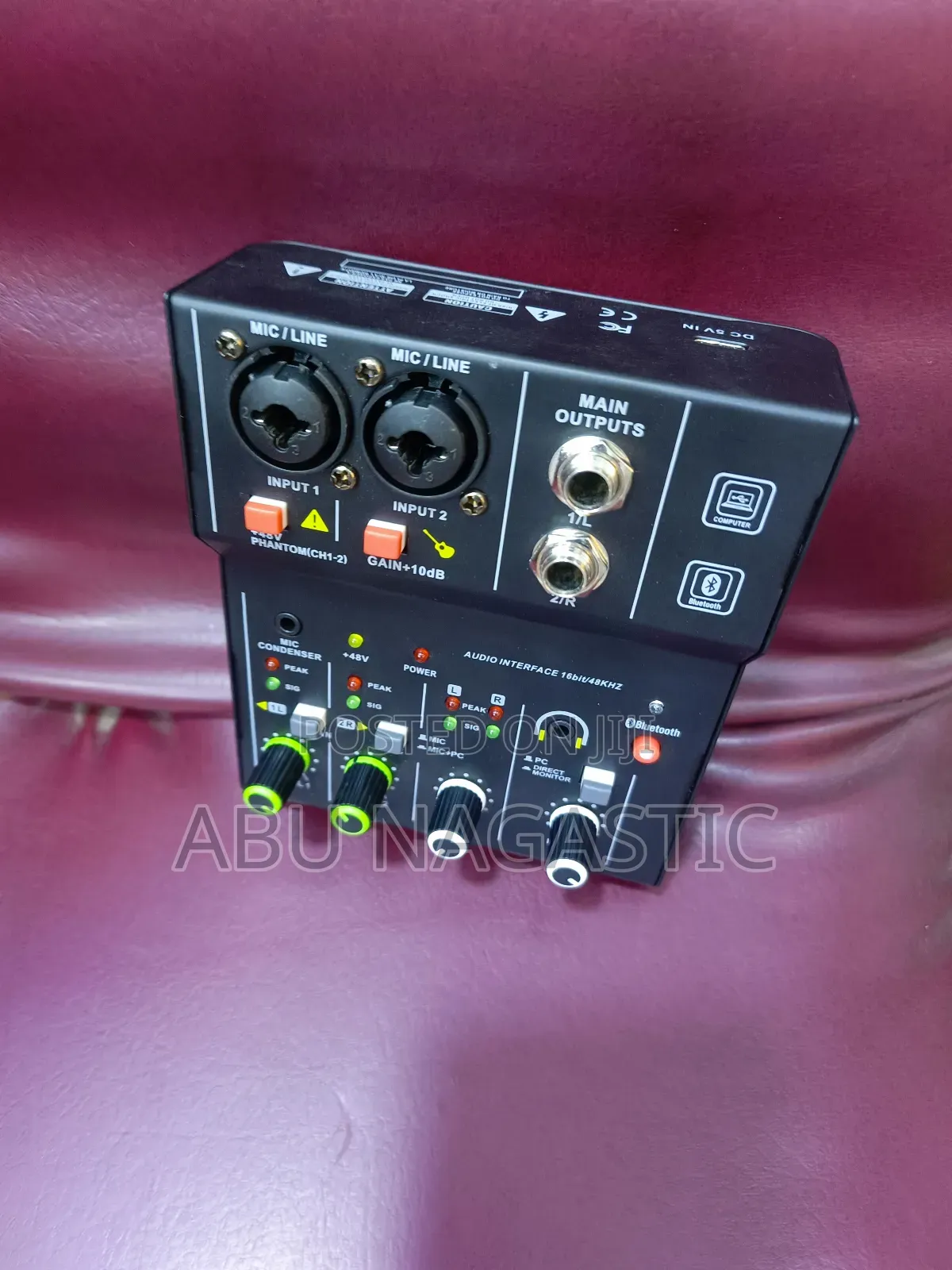 Audio Mixer Sound Card 2 Channel