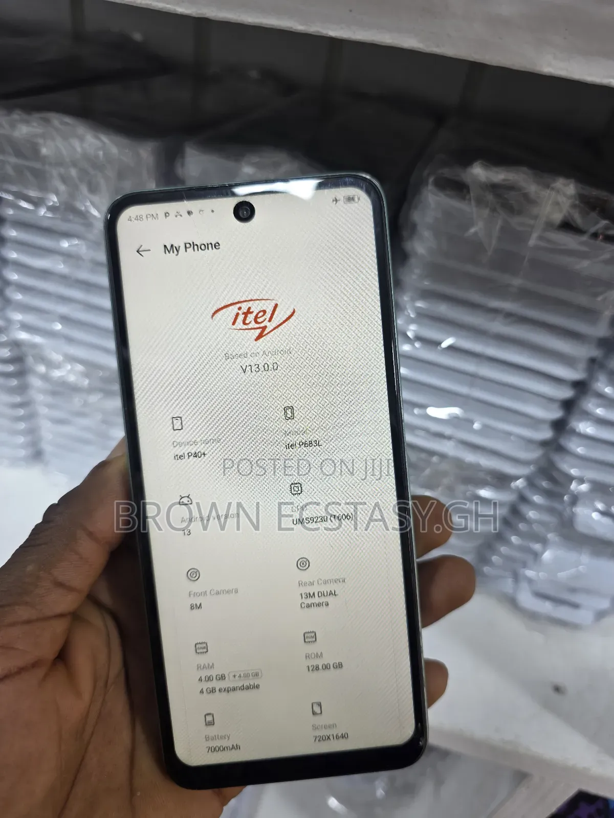 Itel P40+ 128 GB Blue