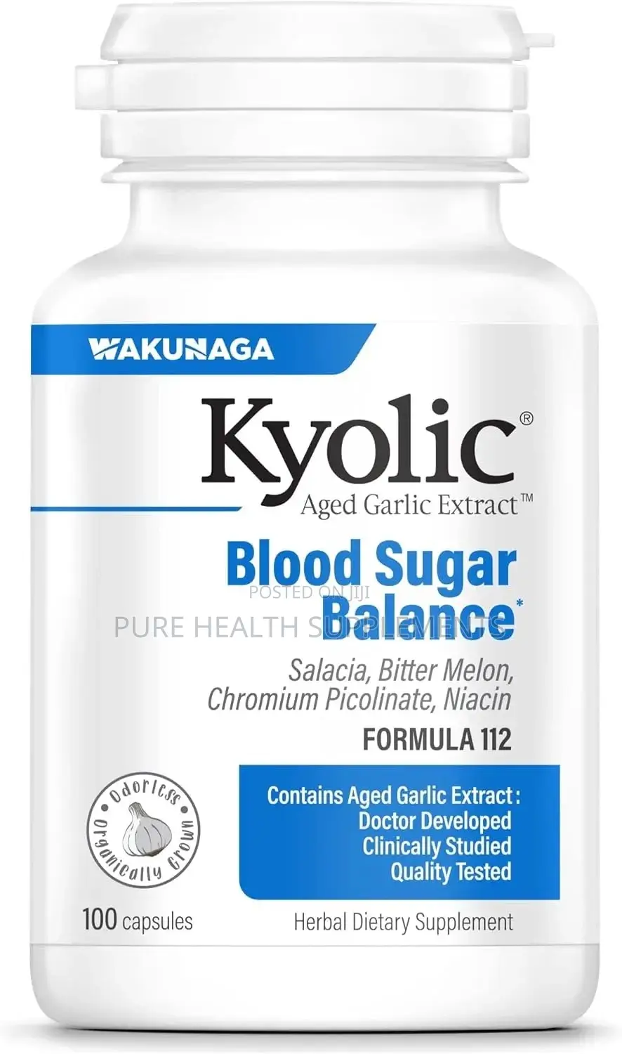 Kyolic, Diabetics, Blood Sugar Balance, 100 Capsules