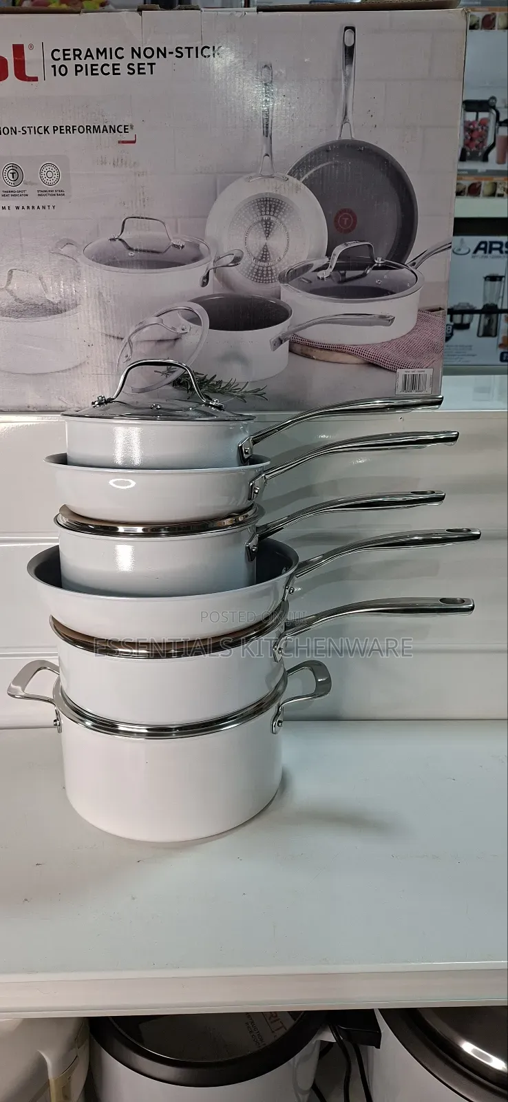T-Fal Ceramic Non-Stick Cookware Set