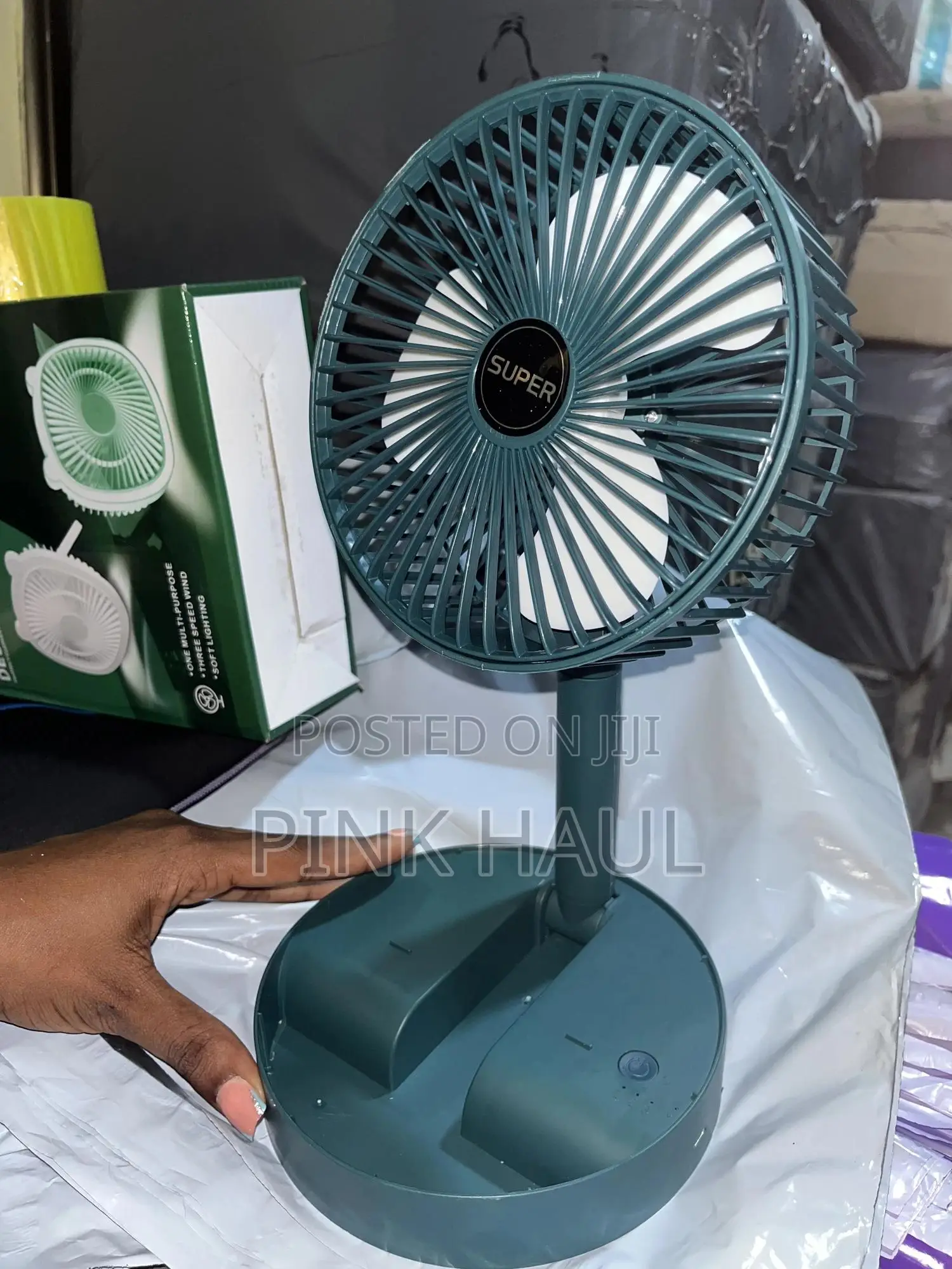 Foldable Rechargeable Table Fan