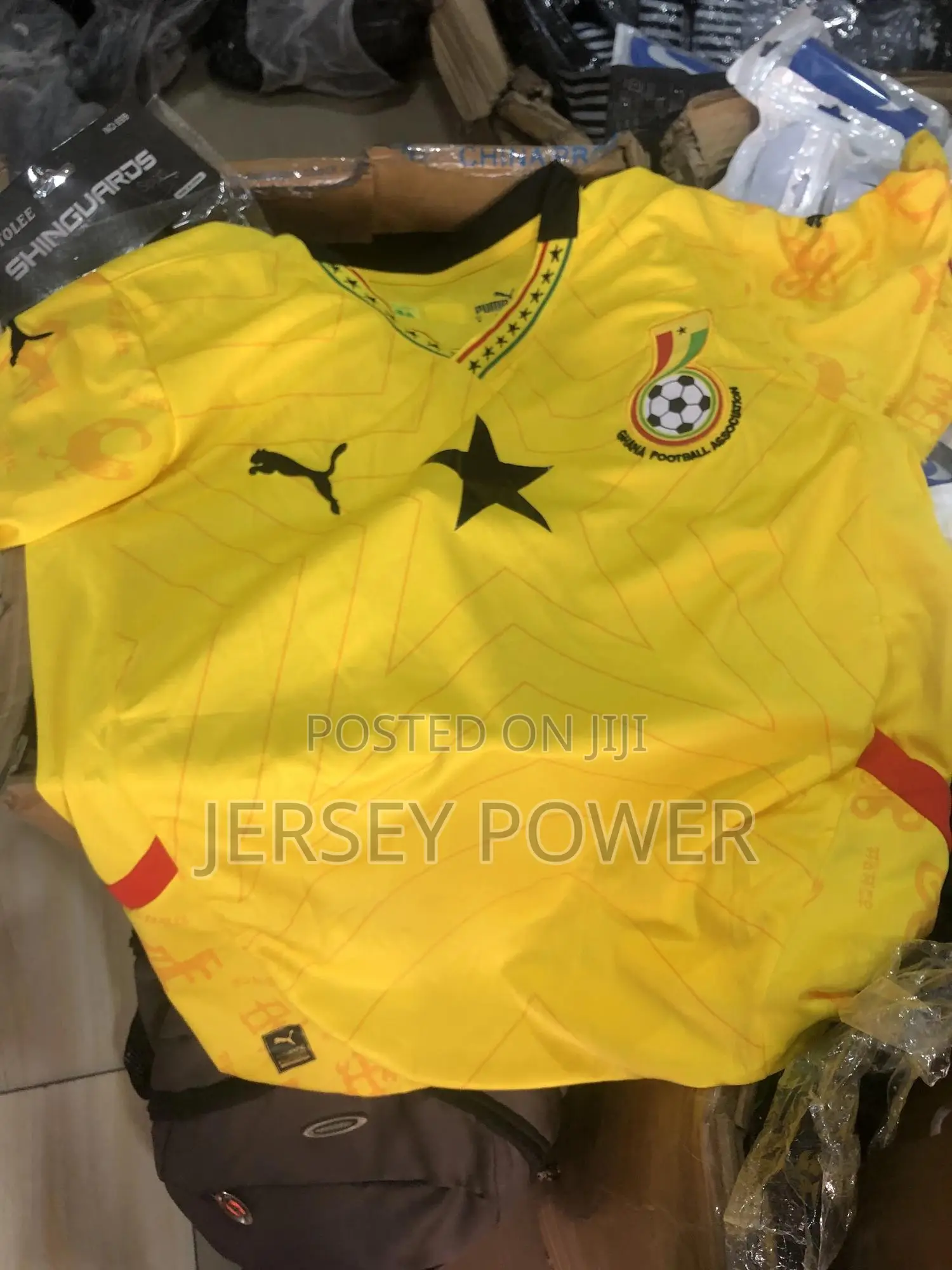 Ghana Yellow Away Jerseys