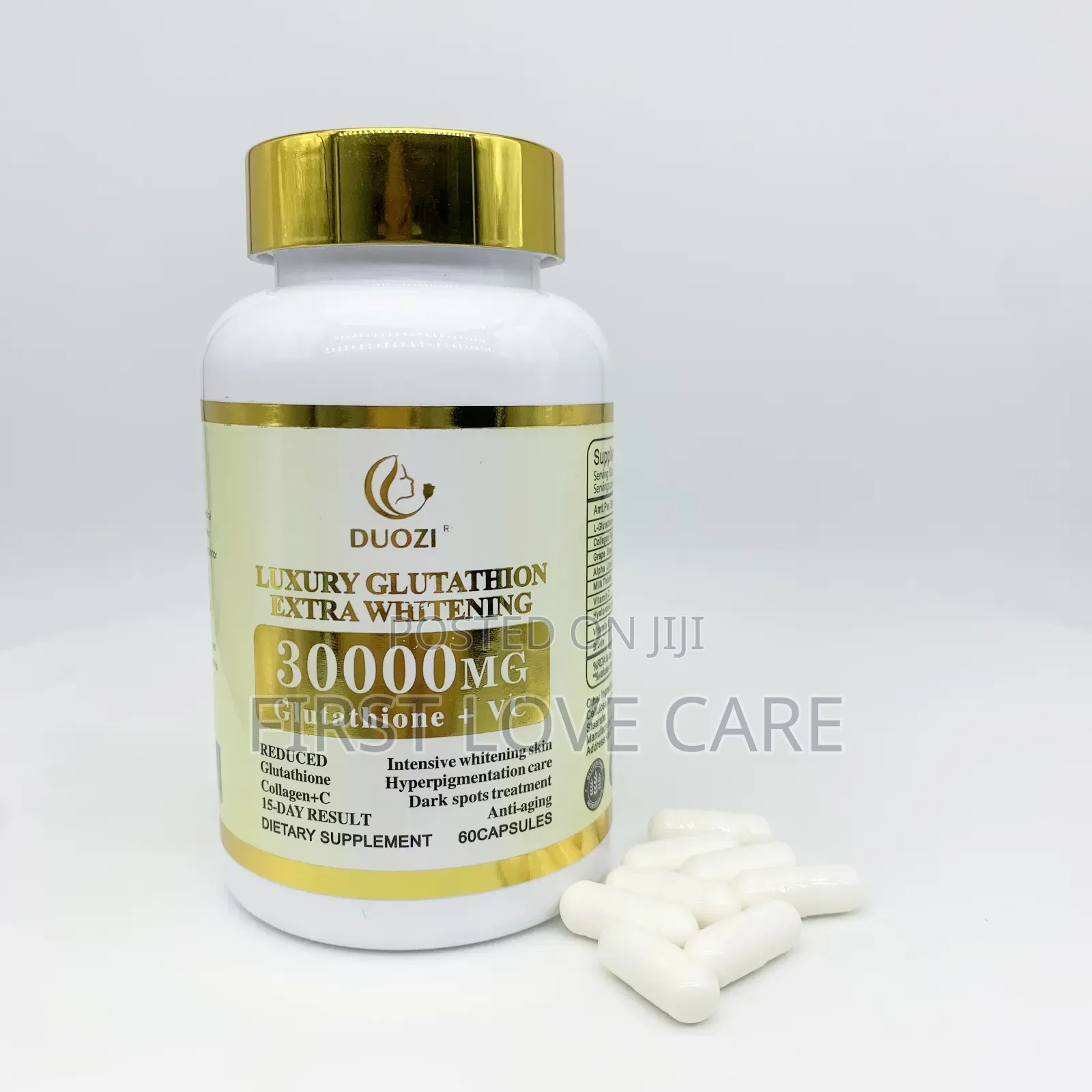 Duozi Luxury Glutathione Extra Whitening Pills 30000mg