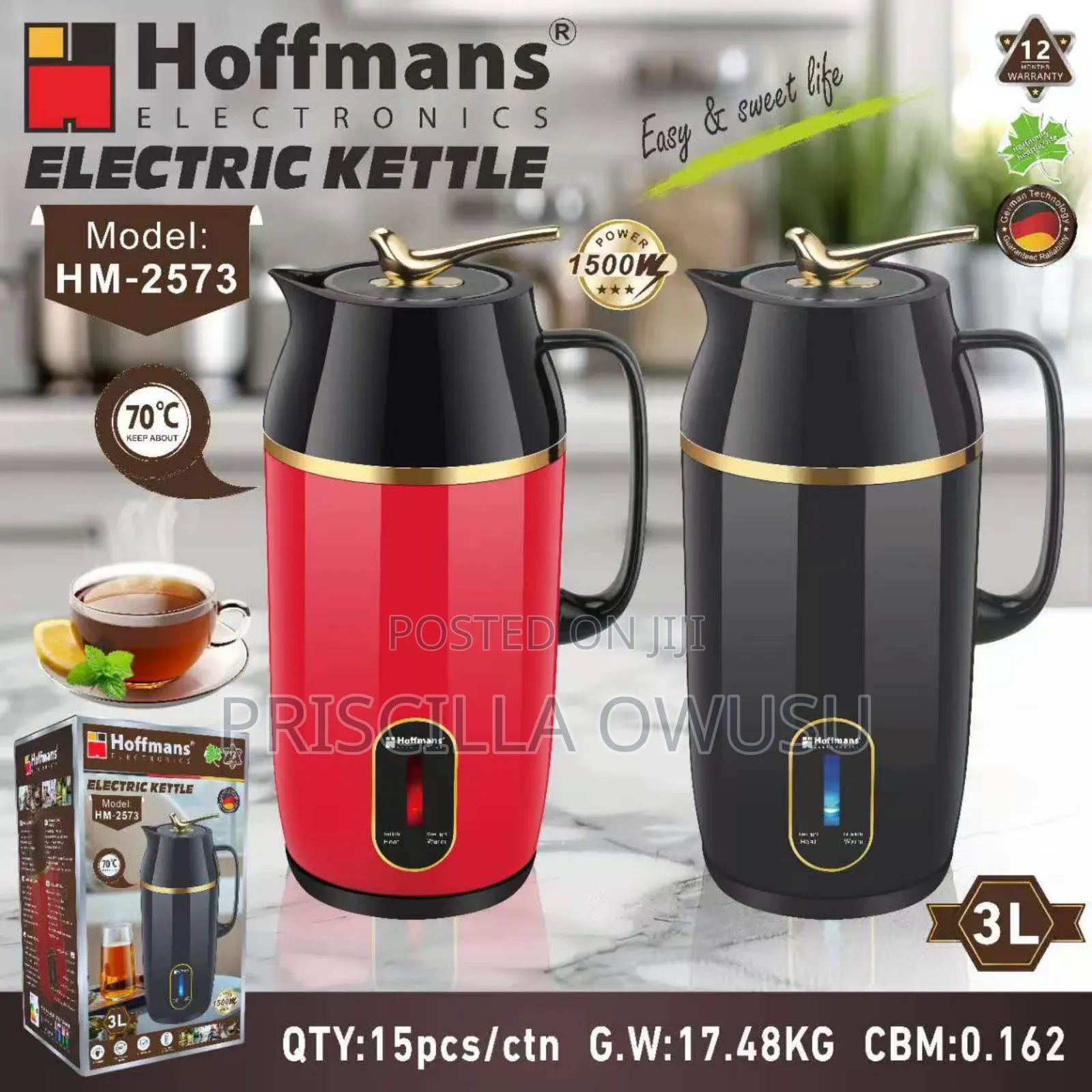 Hoffman 3l Kettle